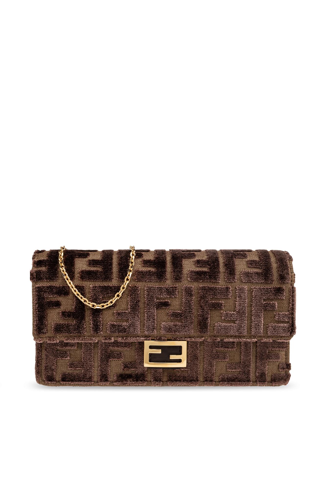 Fendi Wallet On Chain Pumpkin Bags In Brown