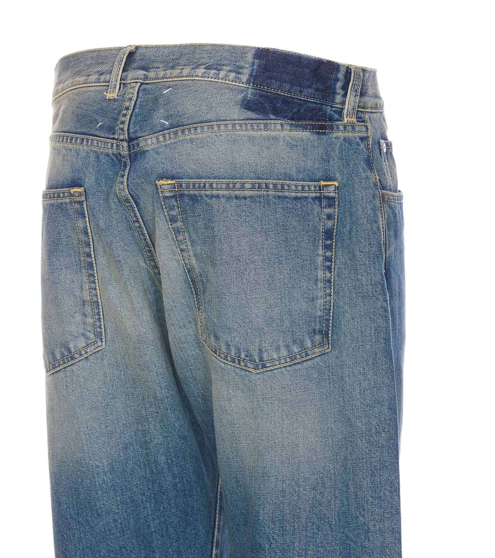 Shop Maison Margiela Jeans In Blue