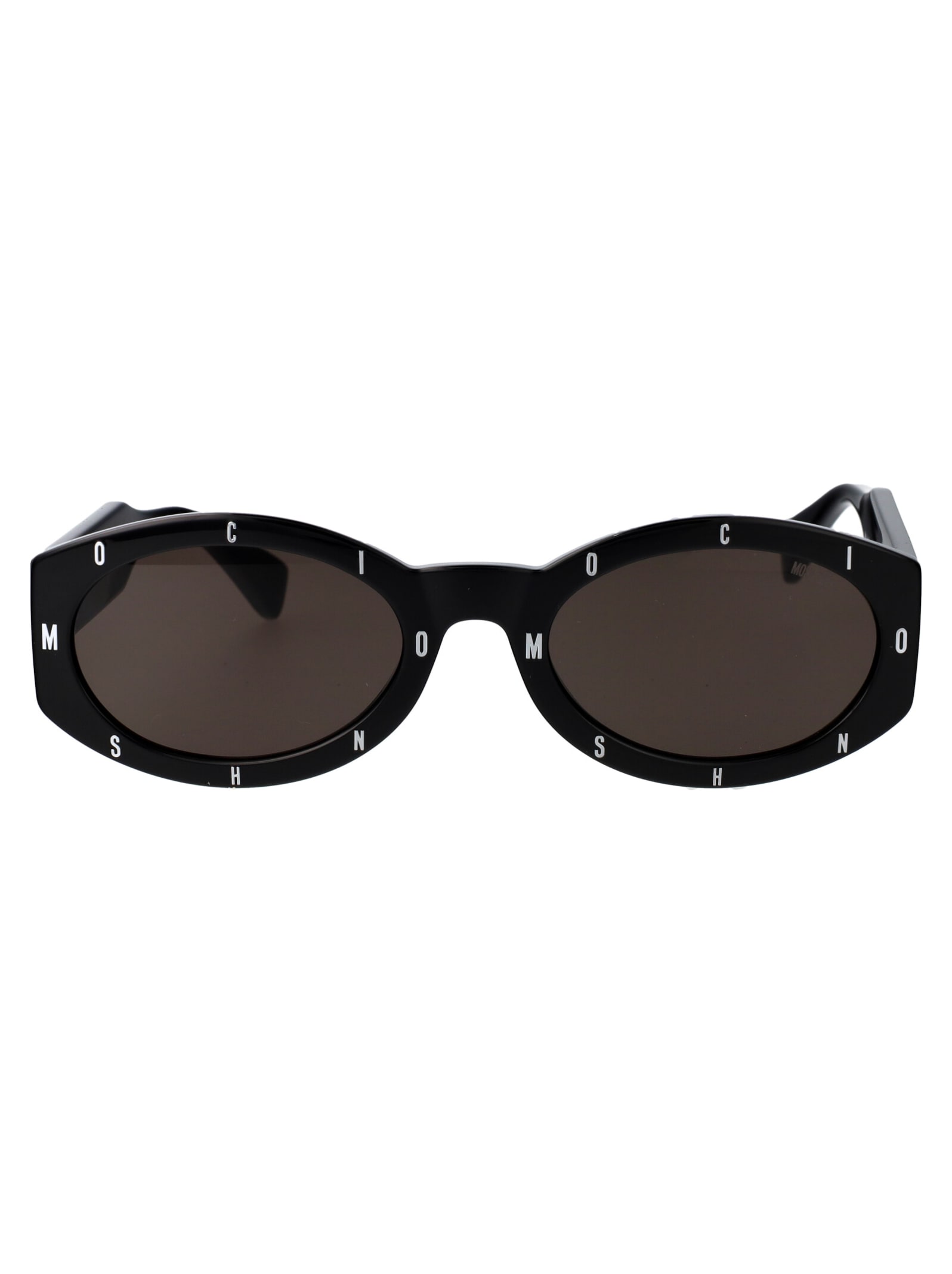 Shop Moschino Eyewear Mos141/s Sunglasses In 807ir Black