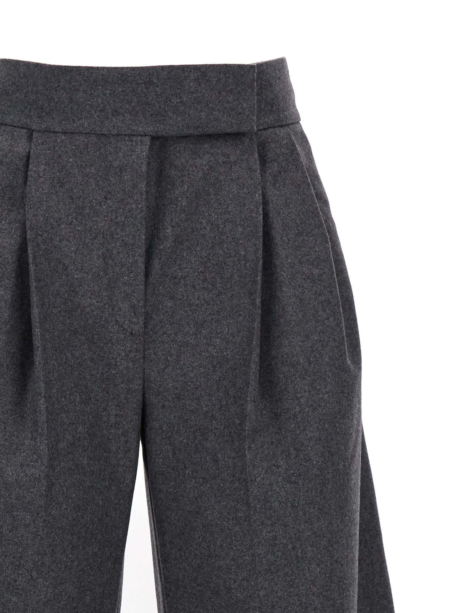 Shop Attico Gary Pants In Grey