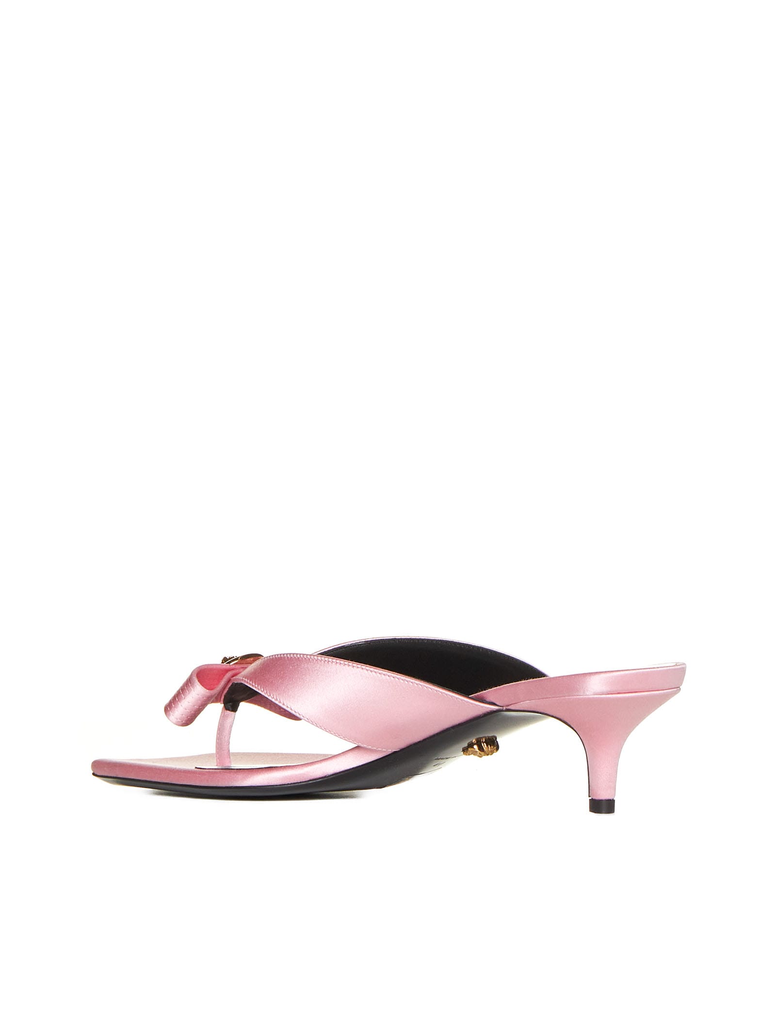 Shop Versace Sandals In English Rose- Gold