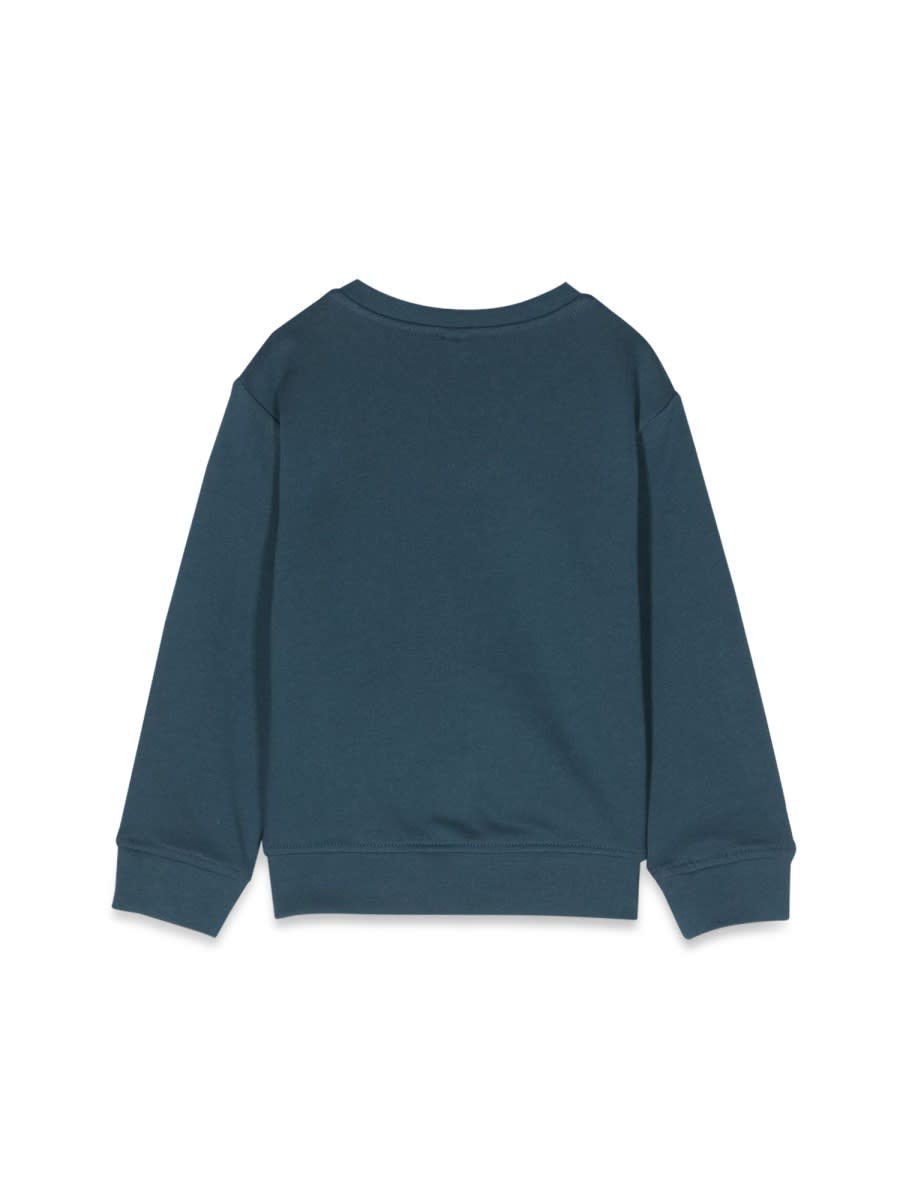 Shop Stella Mccartney Crewneck Sweatshirt In Blue