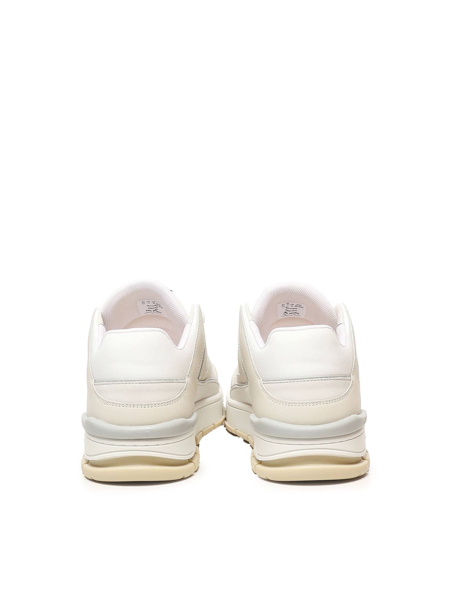 Axel Arigato Low-top Sneakers With Textured Panels And Cushioned Sole In Multi