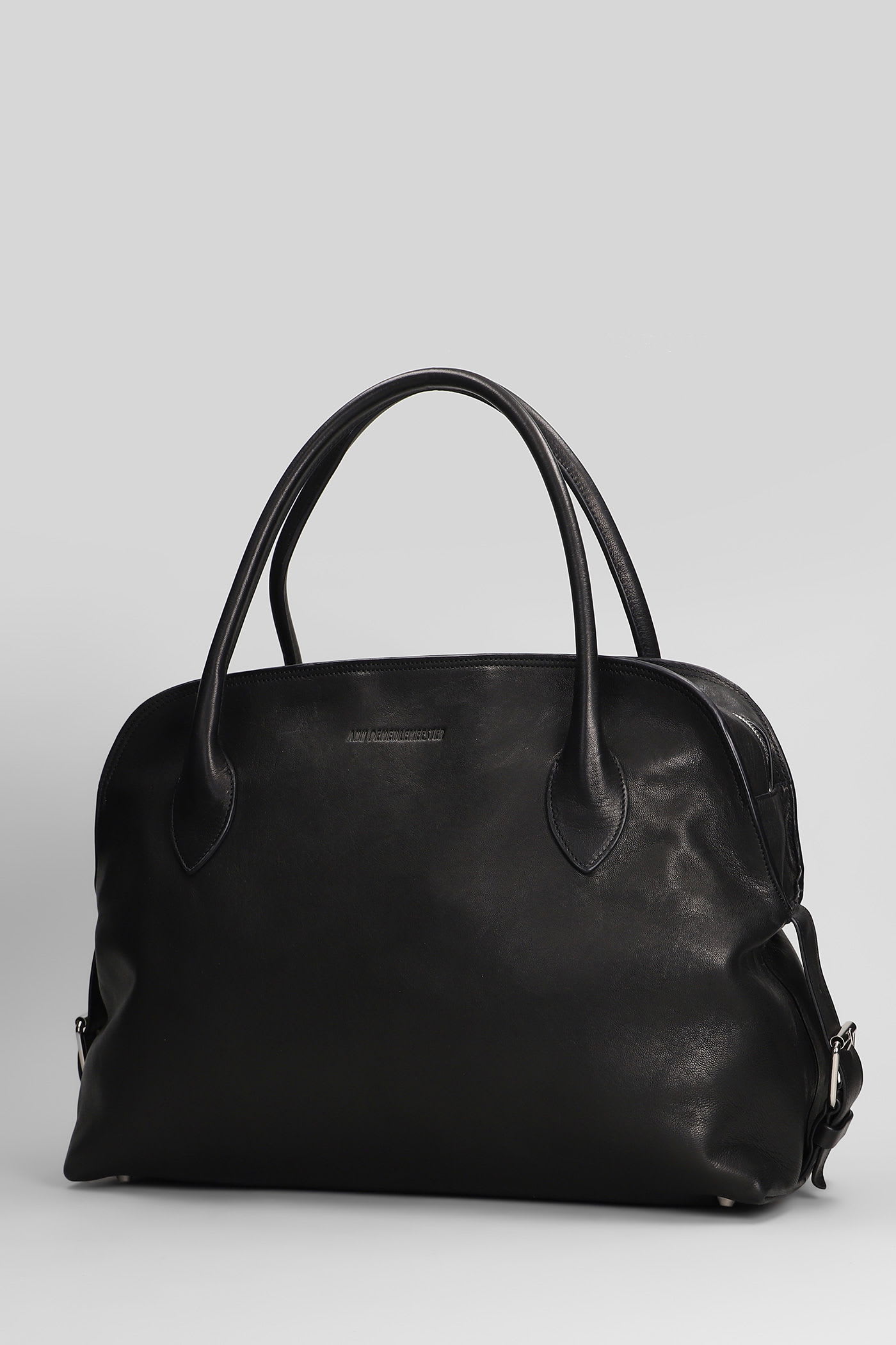 Ann Demeulemeester Josse Tote In Black Leather In Black