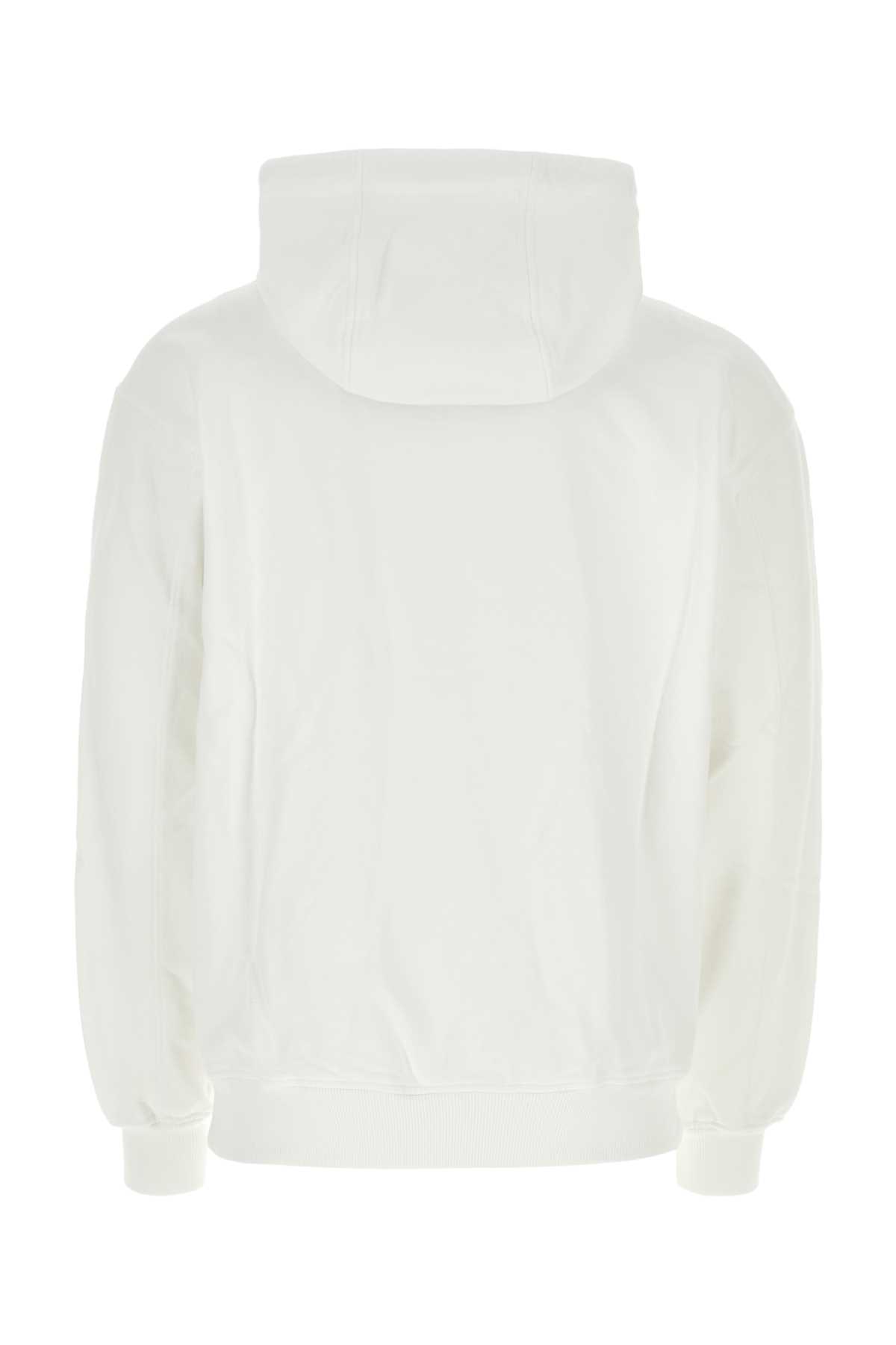 Casablanca White Cotton Sweatshirt In Casspotenbal