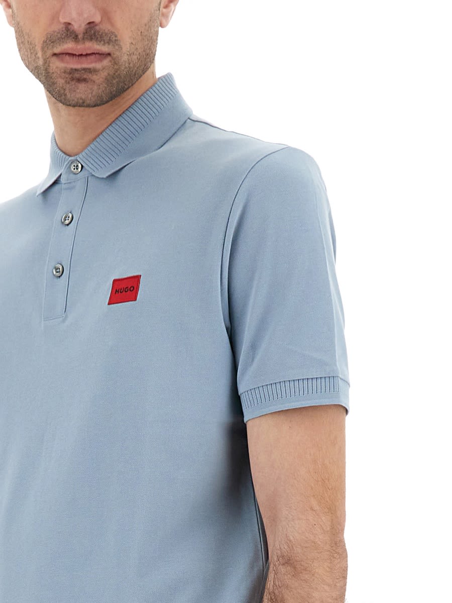 Hugo Boss Hugo Dereso 232 Polo T Shirt Blue In Azure