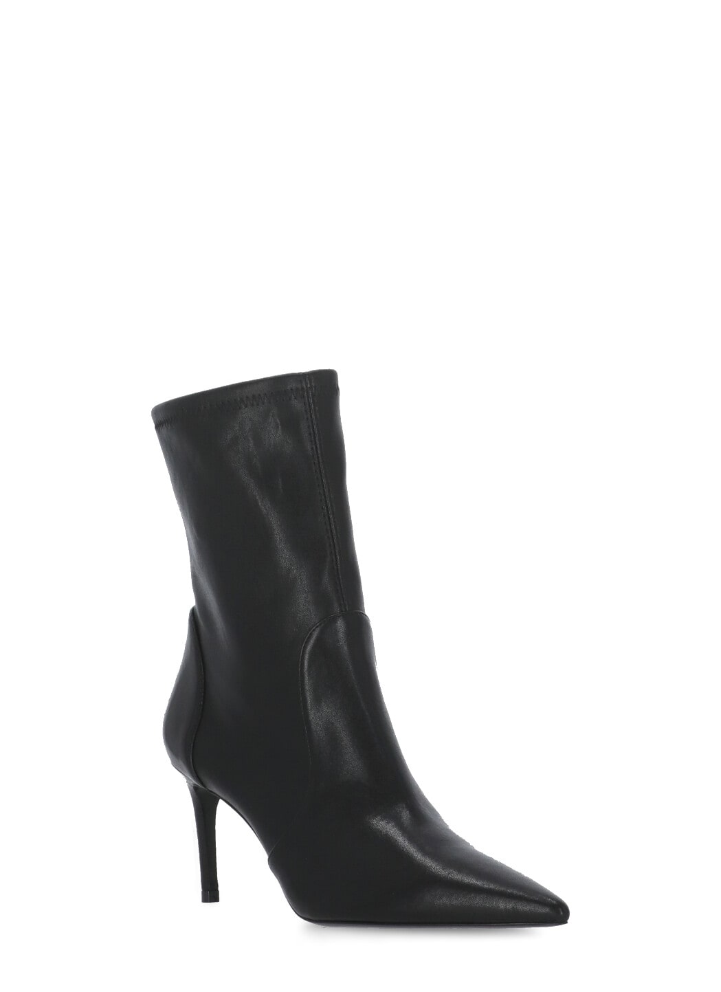 Stuart Weitzman 85 Stretch Bootie Ankle Leather Embroidery In Black