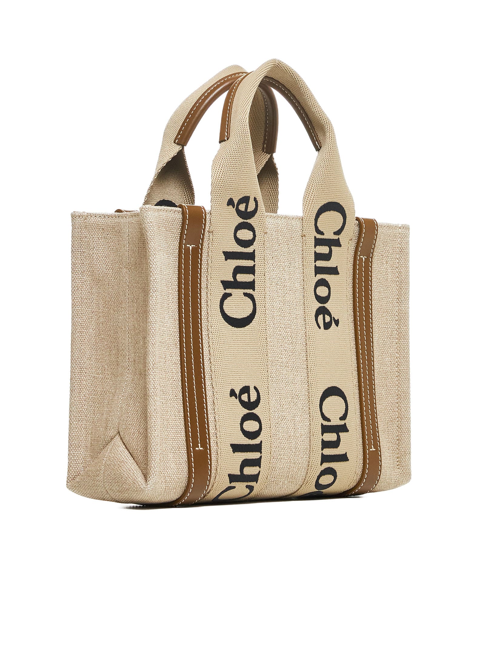 Shop Chloé Tote In Bronze Brown