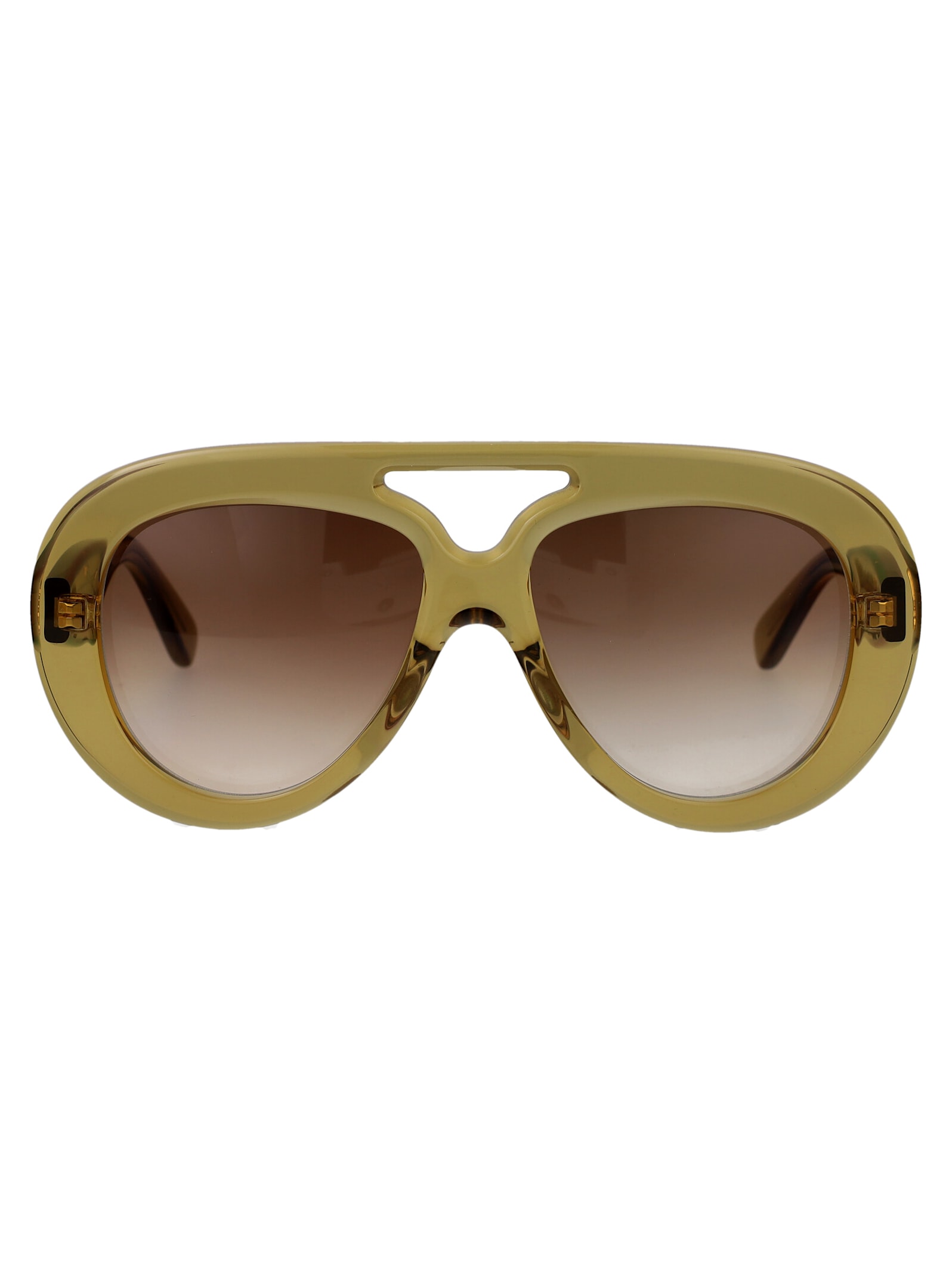 Loewe Curvy Sunglasses In Neutral