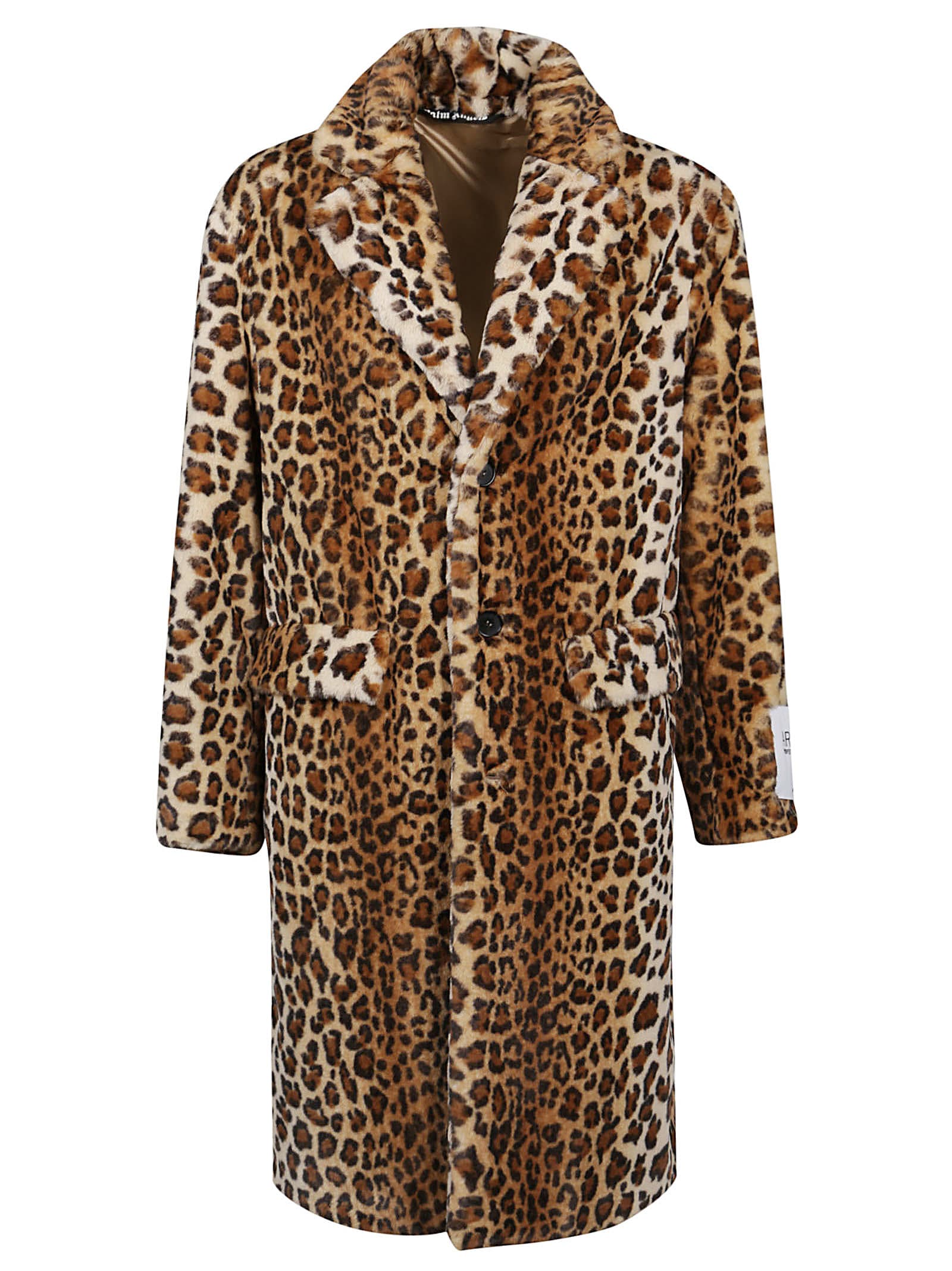 Palm Angels Leopard Fur Coat