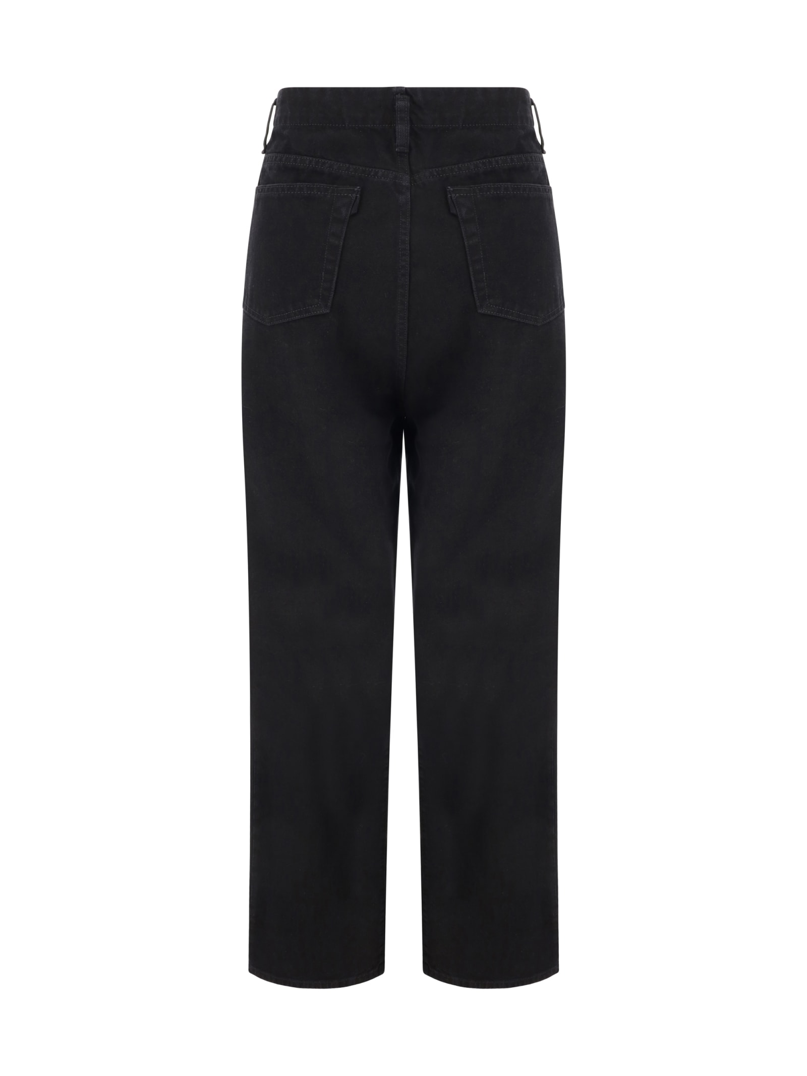 Shop 3x1 Flip Pants In Solid Noir