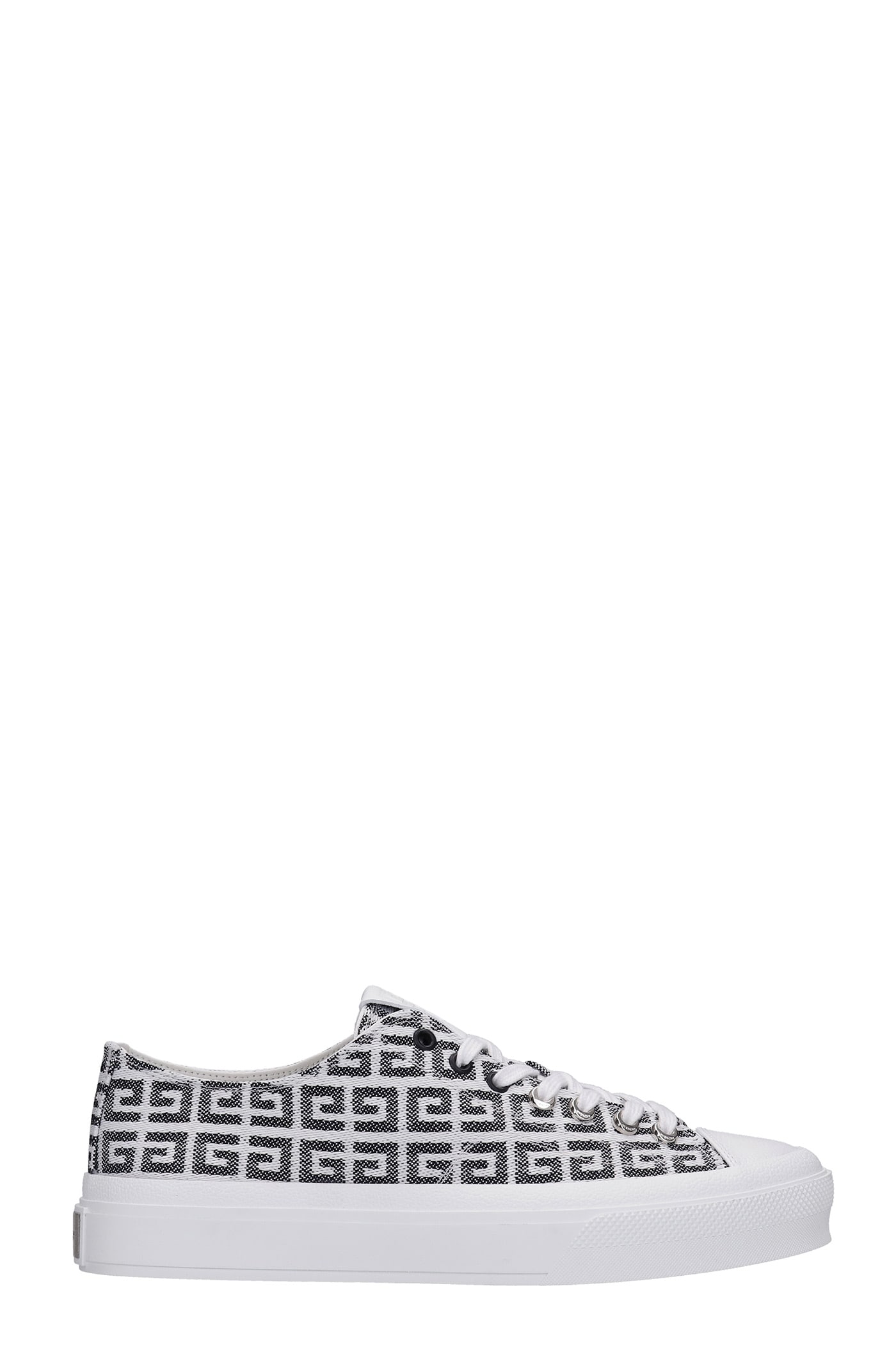 Givenchy City Low Sneakers In Black Polyester