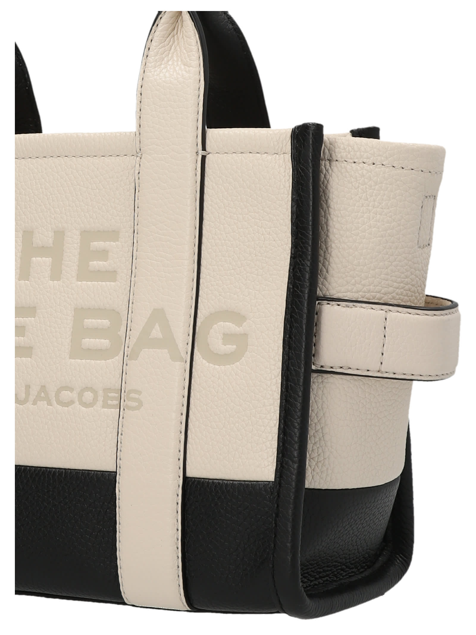 Marc Jacobs Black & Off-White 'The Colorblock Small' Tote