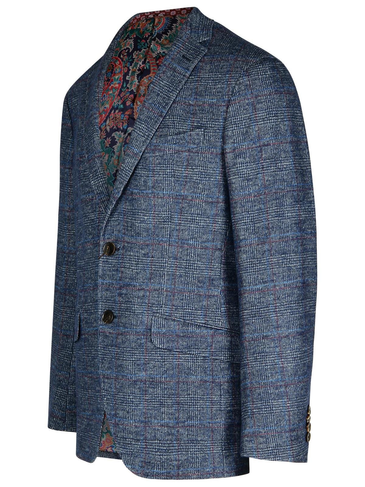 Shop Etro Single Breasted Blazer