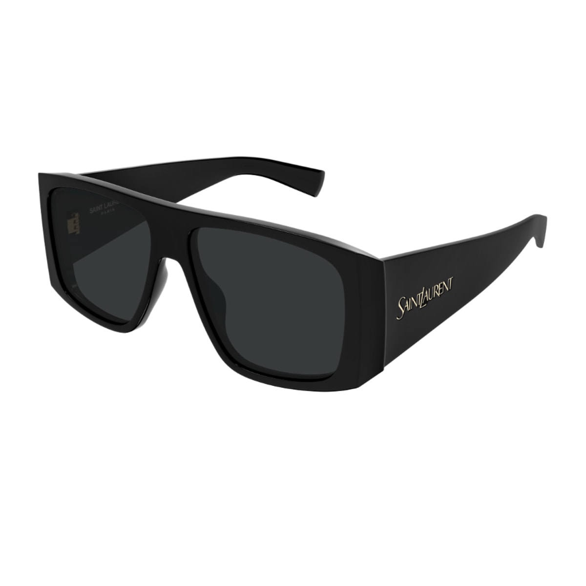 Saint Laurent Eyewear Rectangular Frame Sunglasses In Black