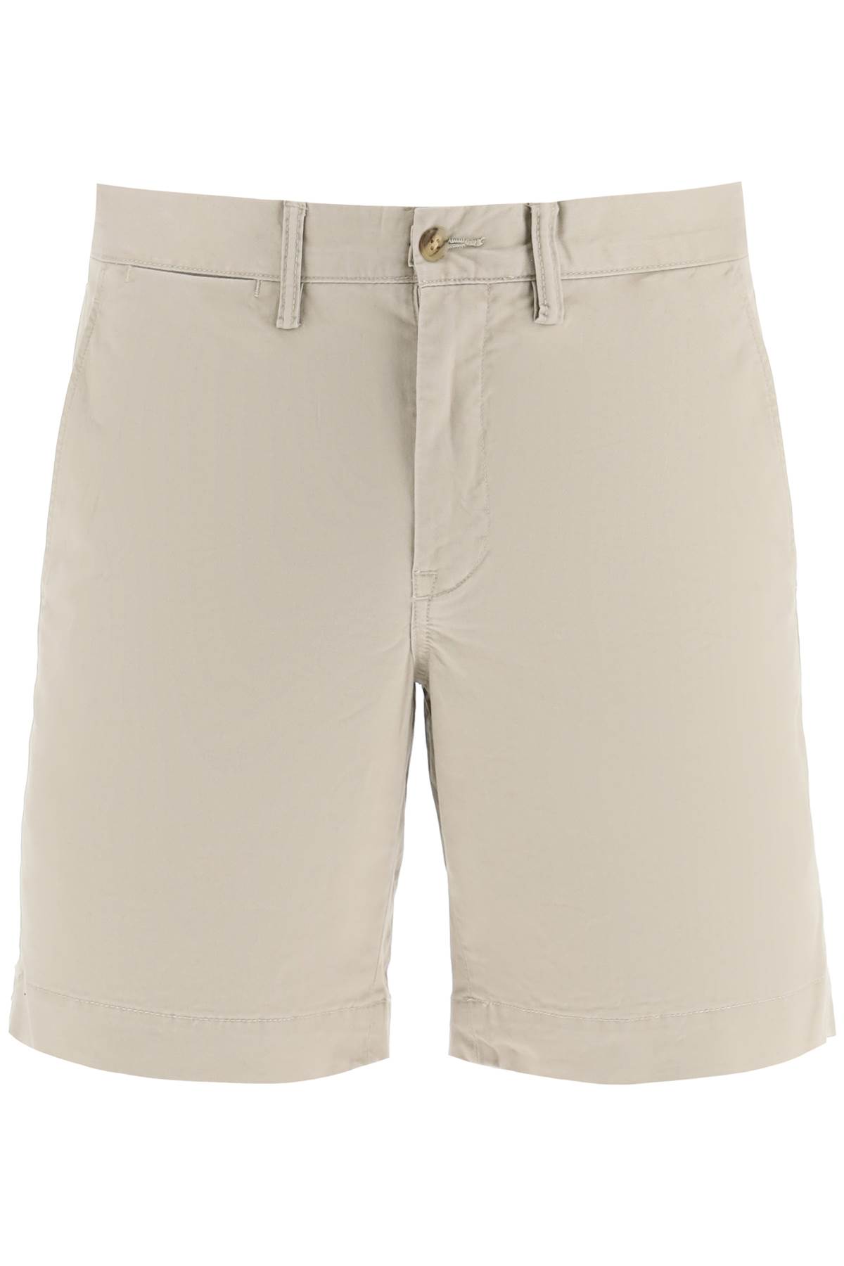Shop Polo Ralph Lauren Stretch Chino Shorts In Khaki Tan (beige)