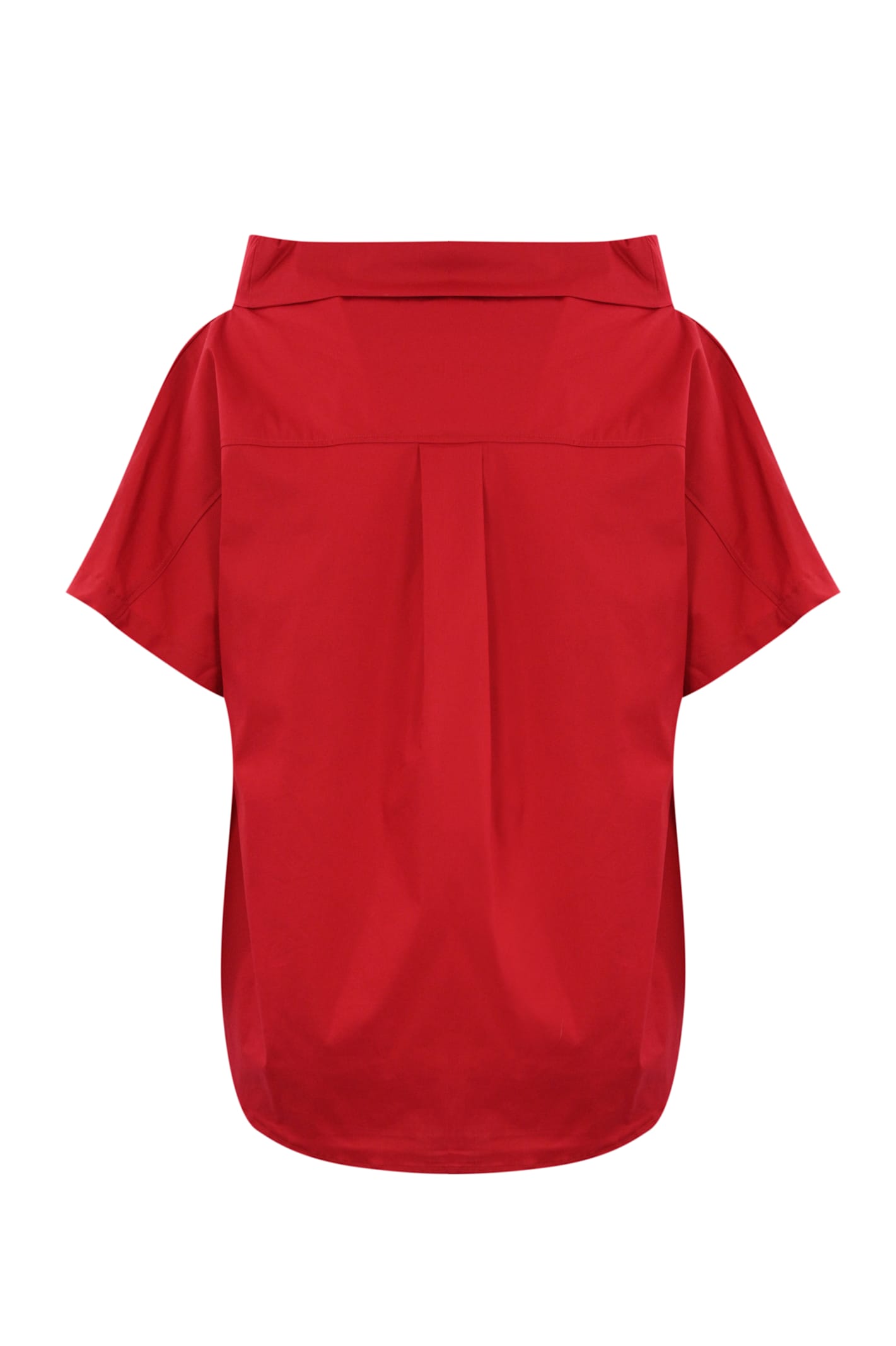 Liviana Conti Delia Blouse In Stretch Poplin