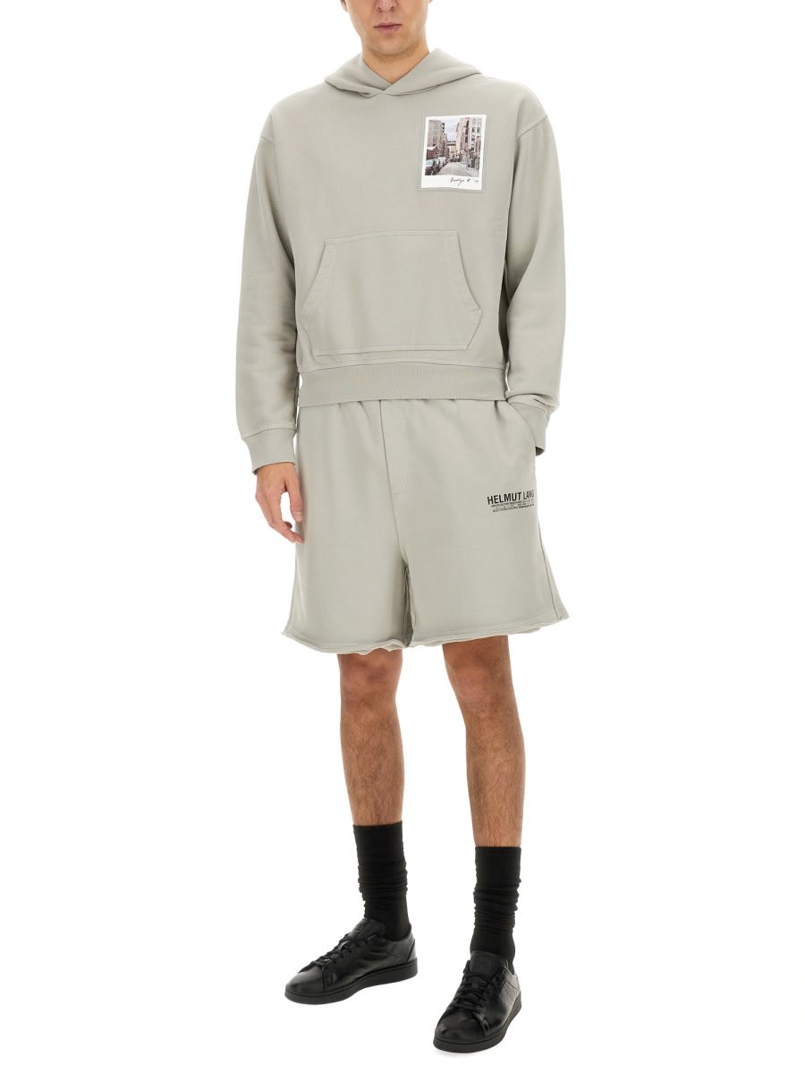Helmut Lang "postcard" Hoodie In Grey