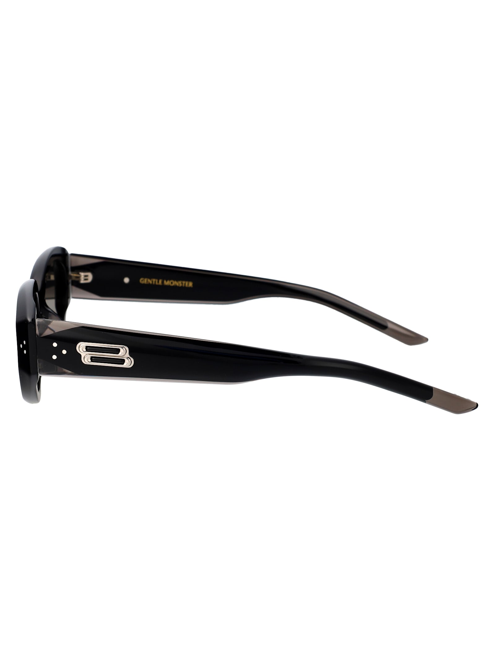 Shop Gentle Monster Void Sunglasses In 01 Black