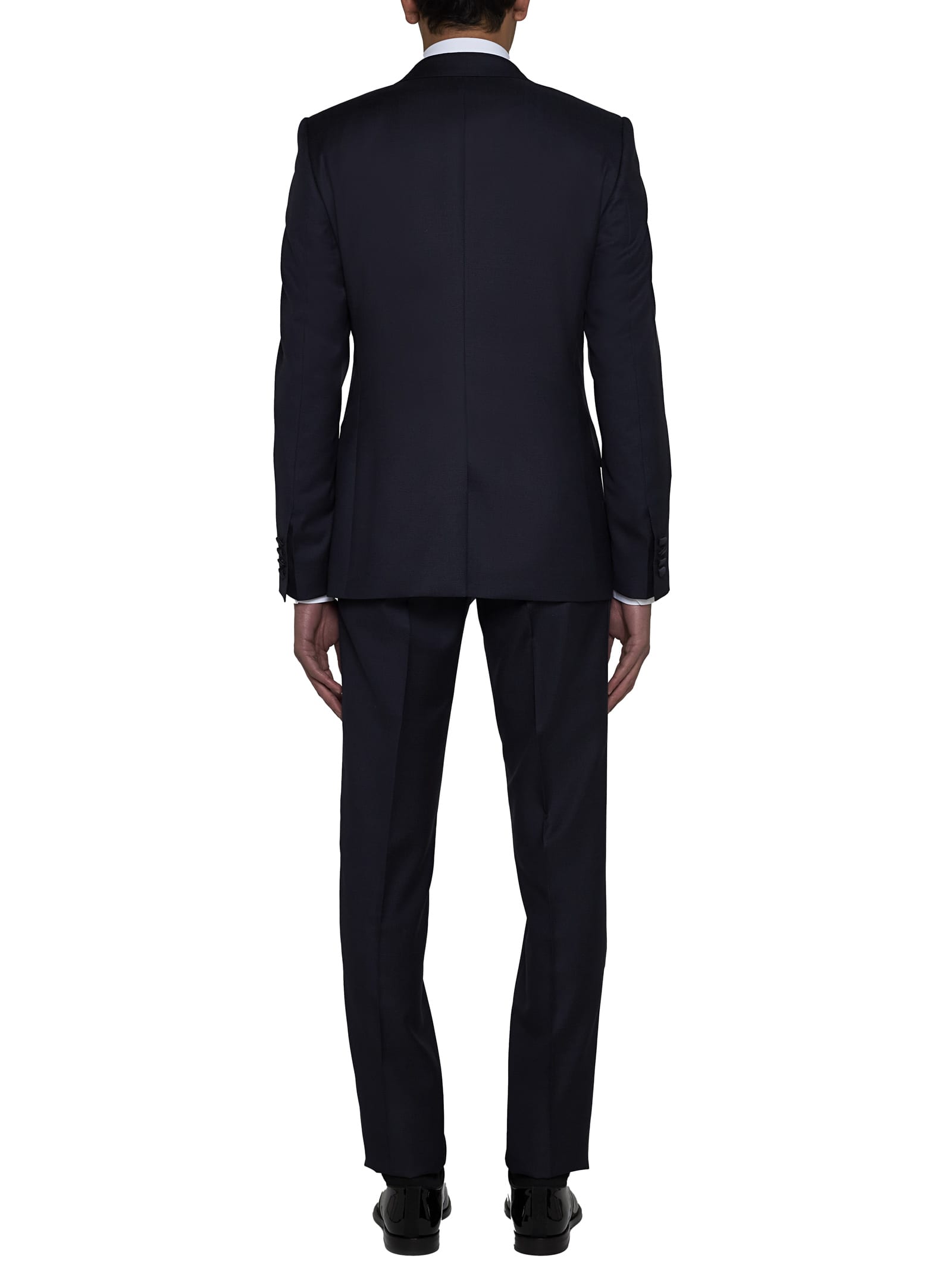 Shop Dolce & Gabbana Suit In Fantasia Non Stampa