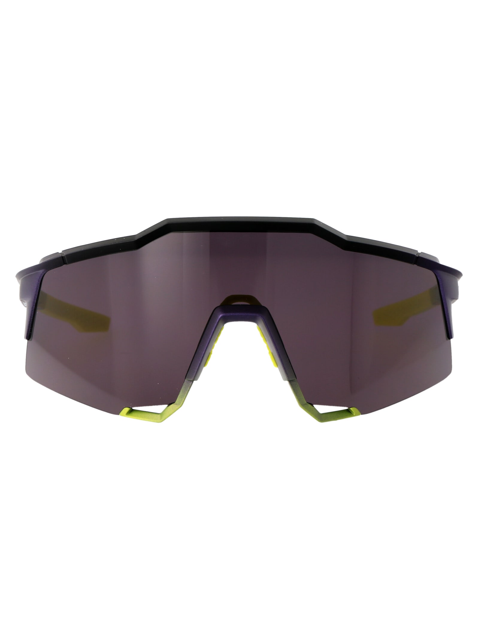 100% Speedcraft Sunglasses In Matte Metallic Digital Brights - Dark Purple Lens - Os