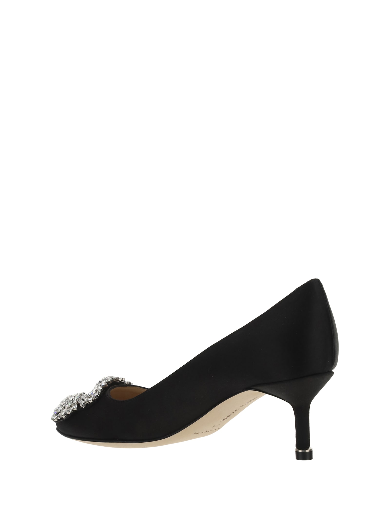 Shop Manolo Blahnik Hangisi Pumps In Blck