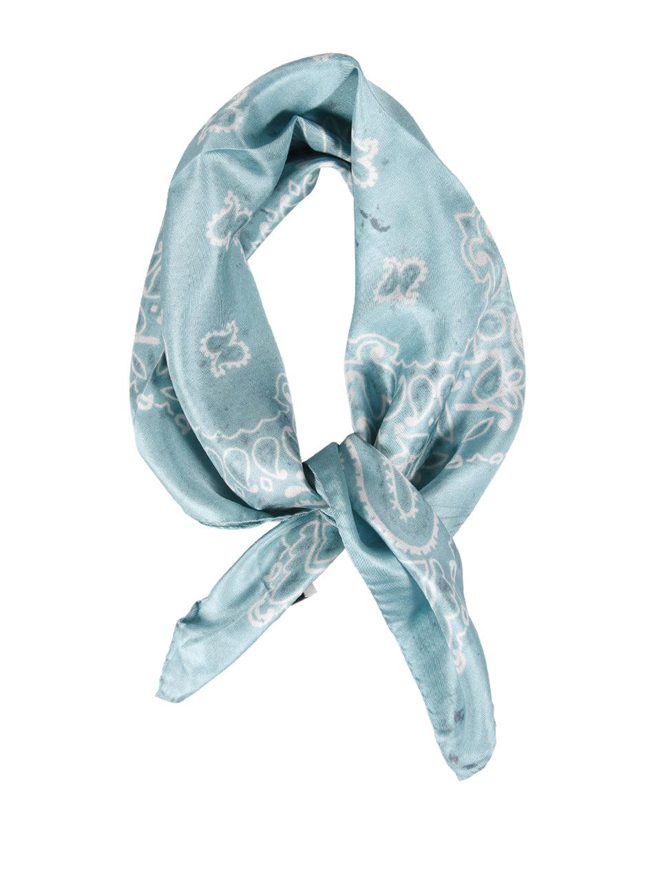 Golden Goose Paisley Print Distressed Effect Scarf