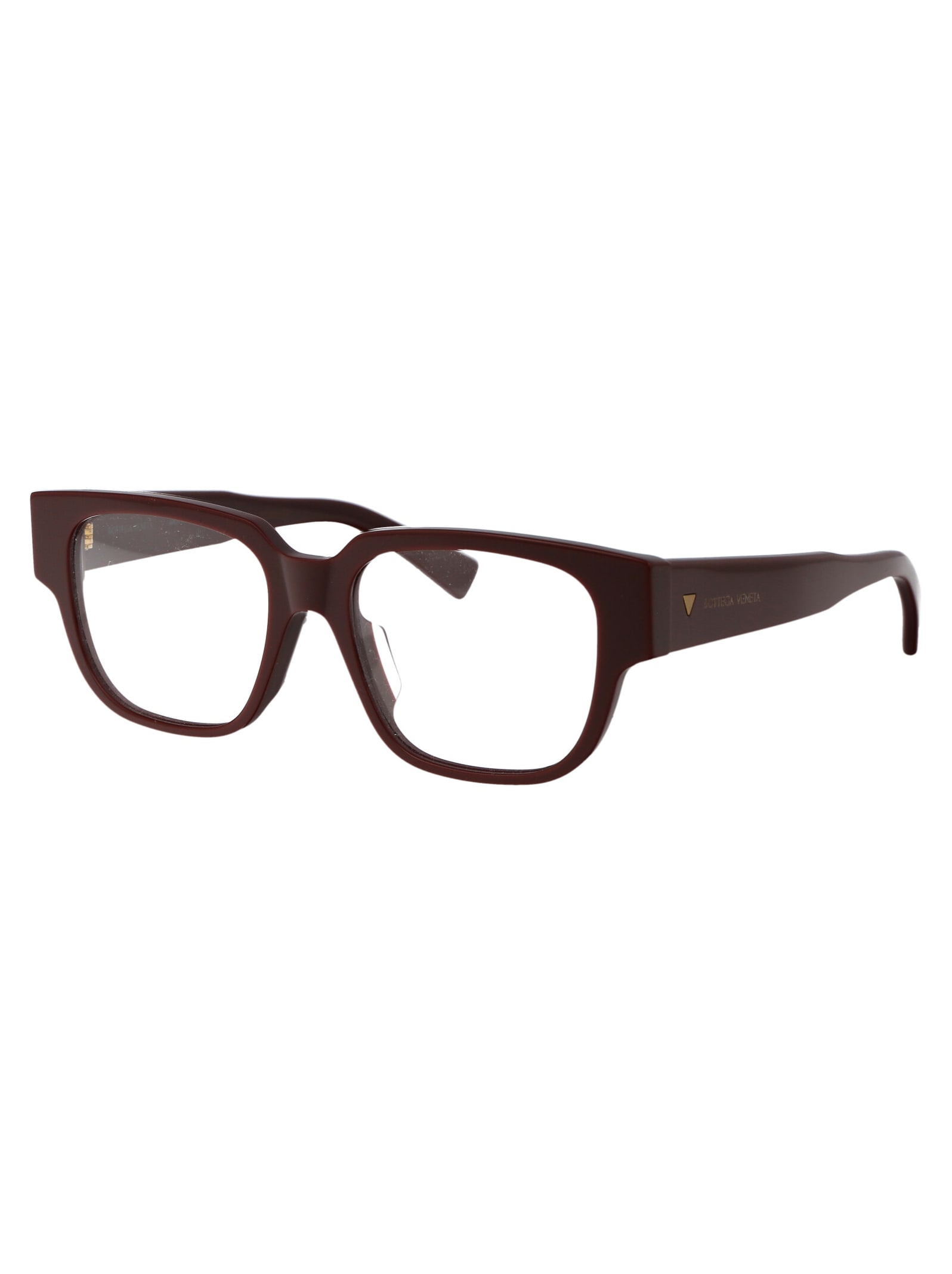 Bottega Veneta Bv1289o Glasses In 003 Burgundy Burgundy Transparent