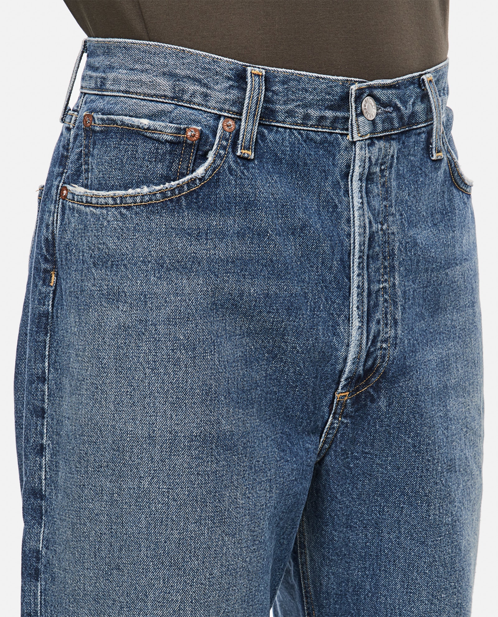 Shop Agolde 90 S Jeans In Blue