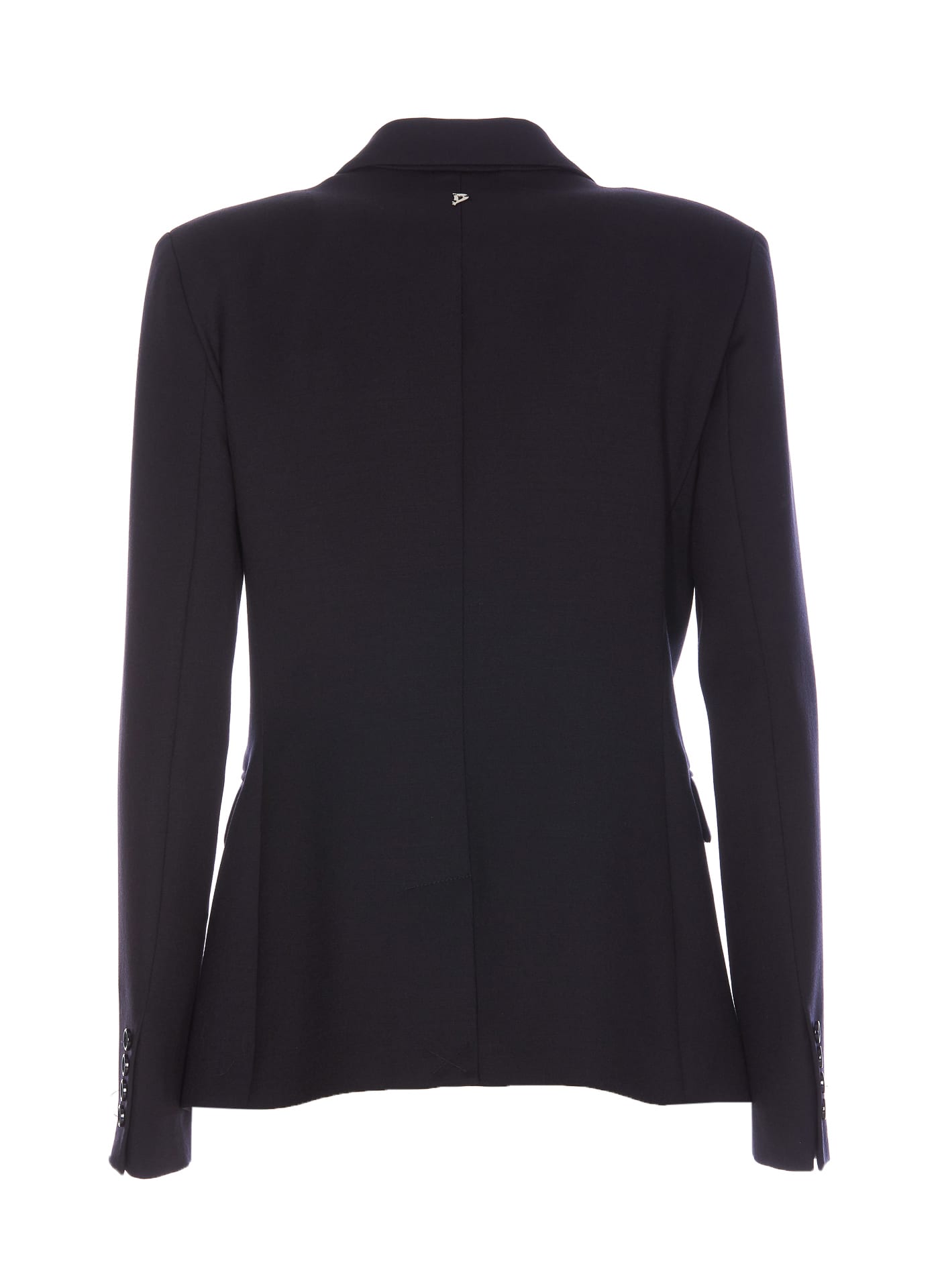 Dondup Double Breasted Jacket In Blue