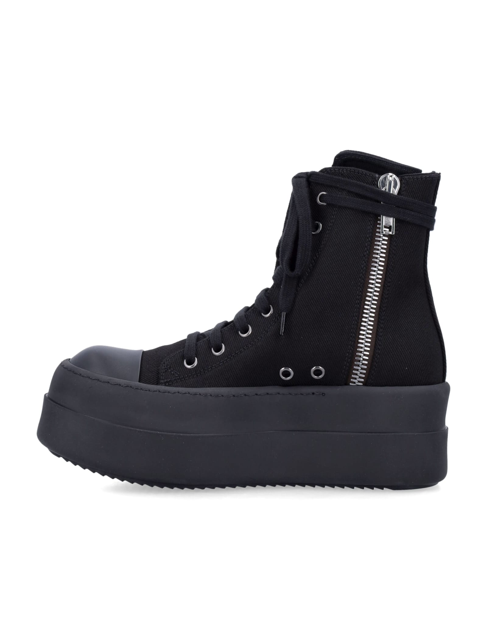 Shop Drkshdw Double Bumper Sneaks In Black Pearl Black Sole