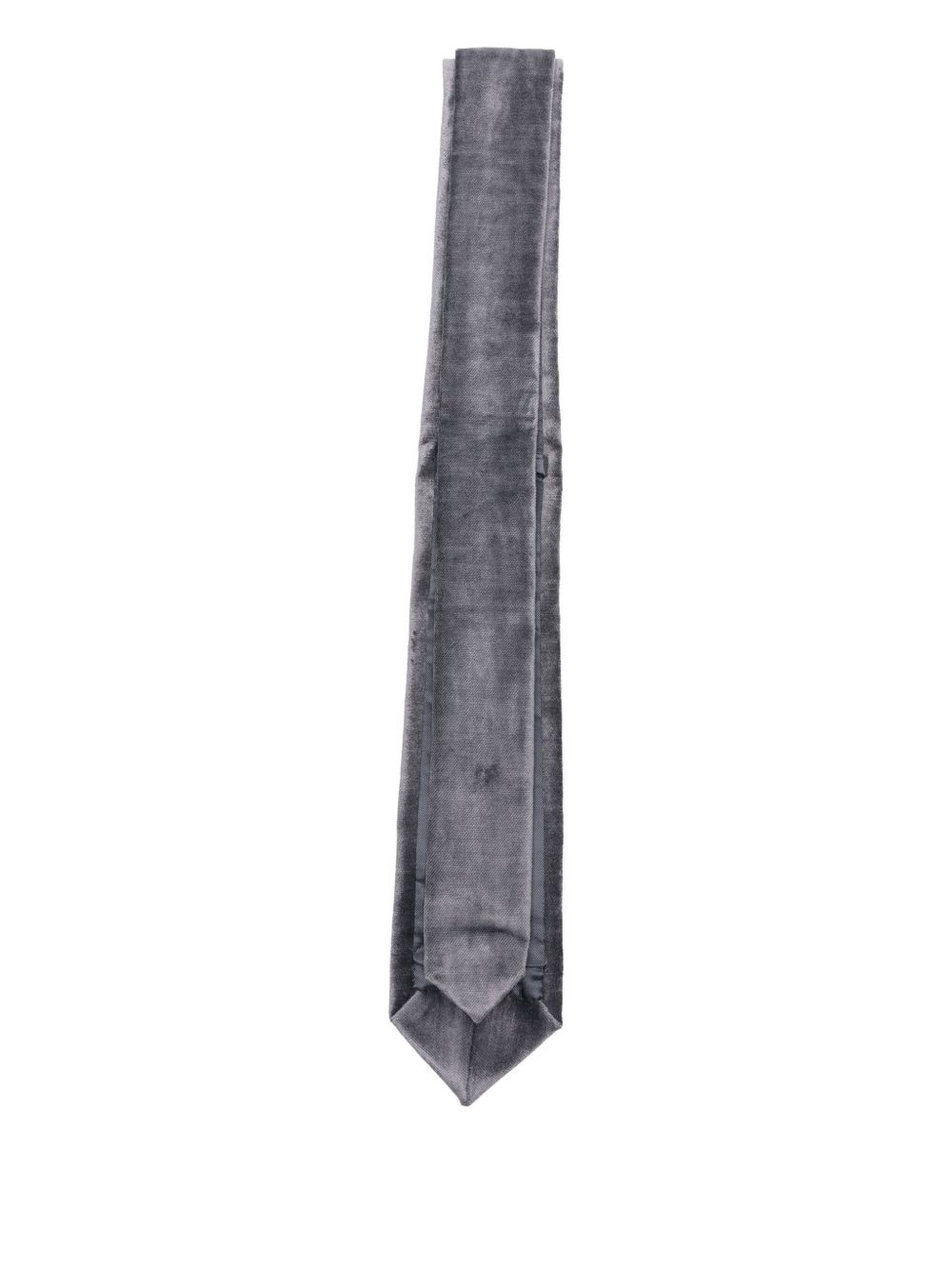 Forte Forte Velvet Tie In Gray