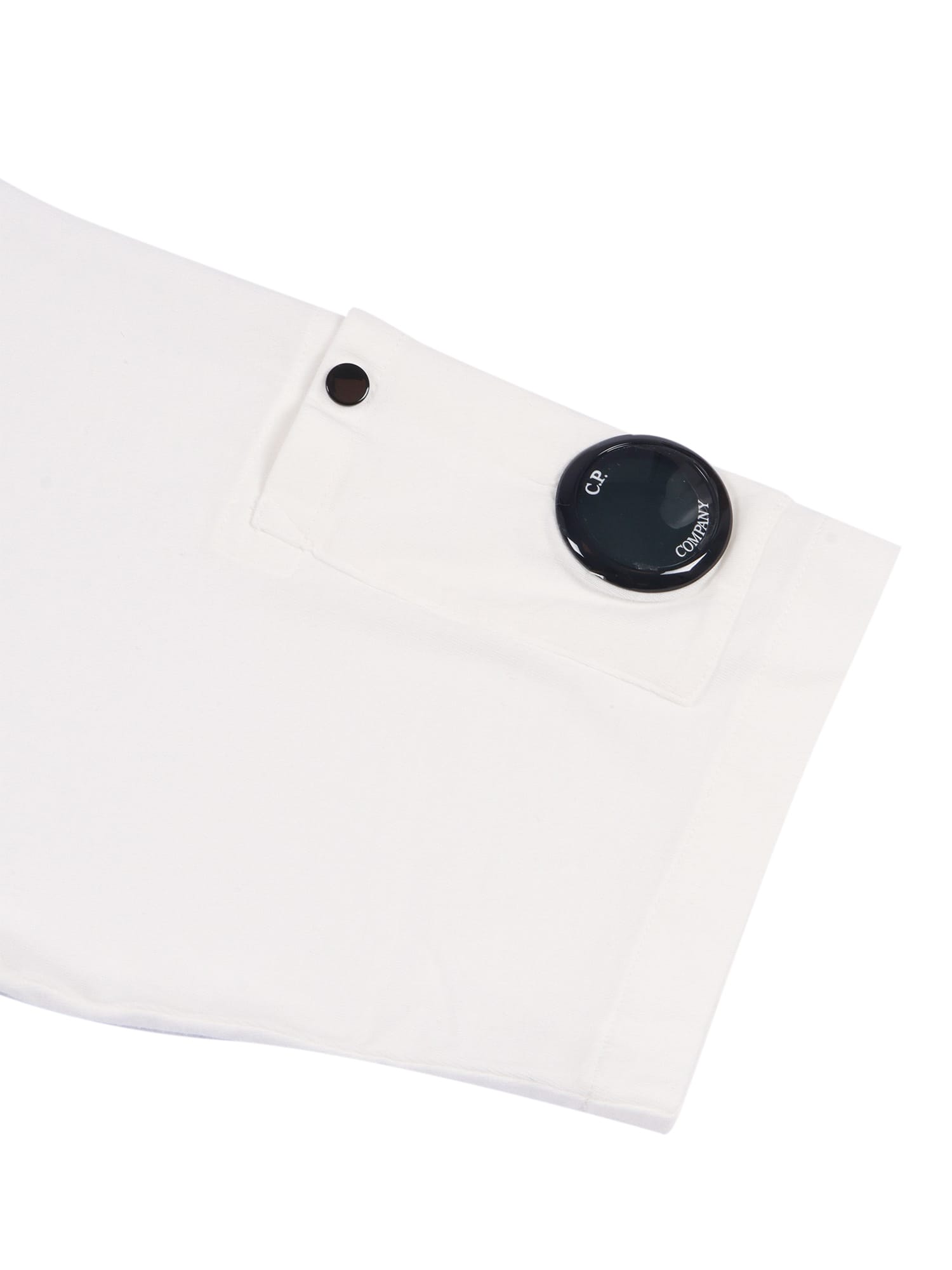 C.p. Company Undersixteen Short Sleeved Maxi T-shirt In White