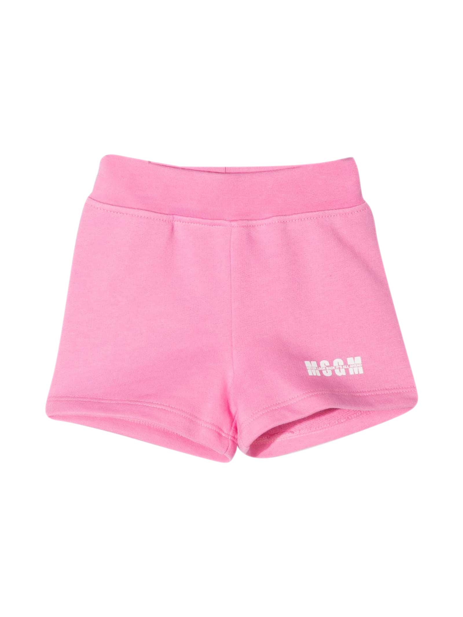 MSGM Pink Shorts