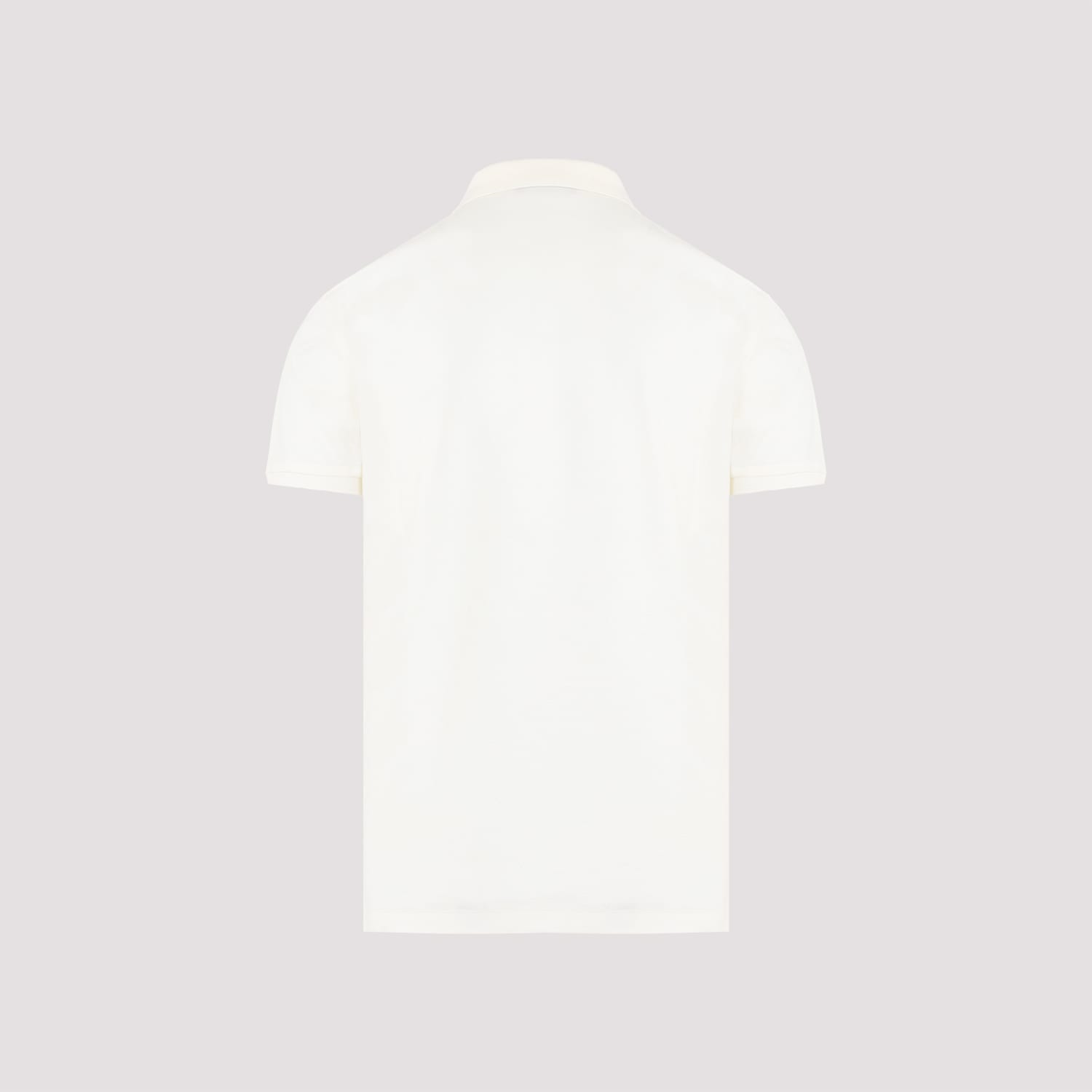 Shop Ralph Lauren Short Sleeve Polo In Classic Cream