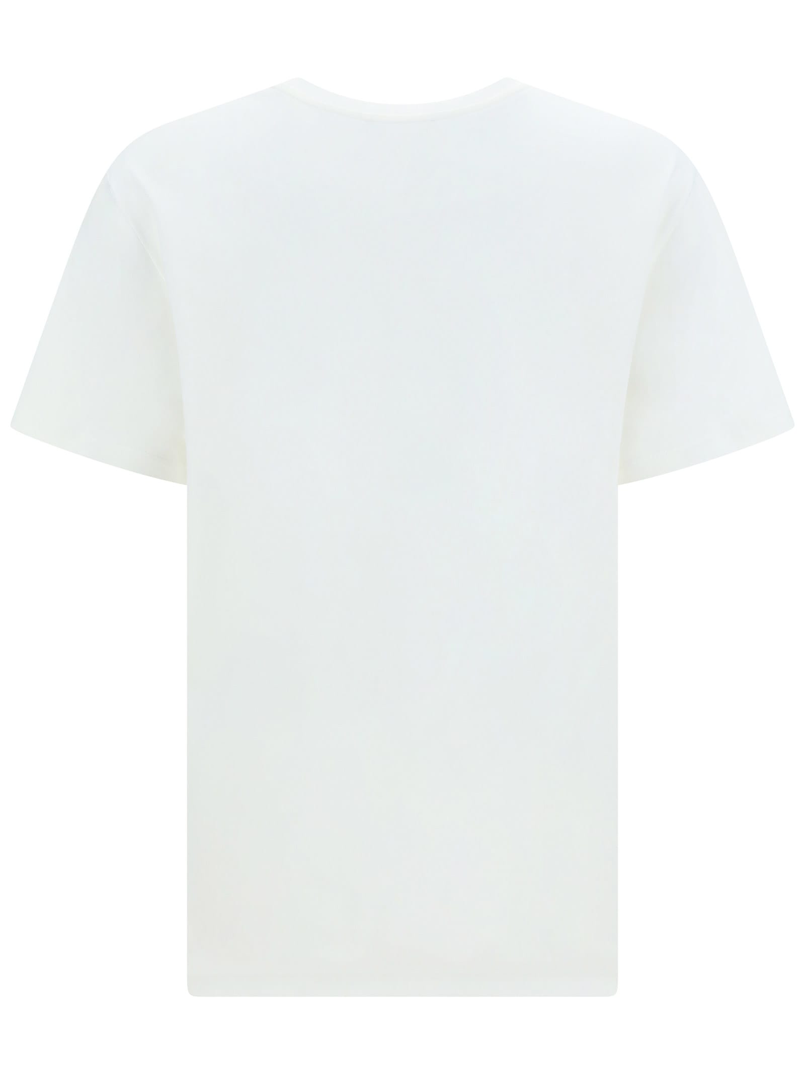 Shop Balmain T-shirt In Bianco/multicolor