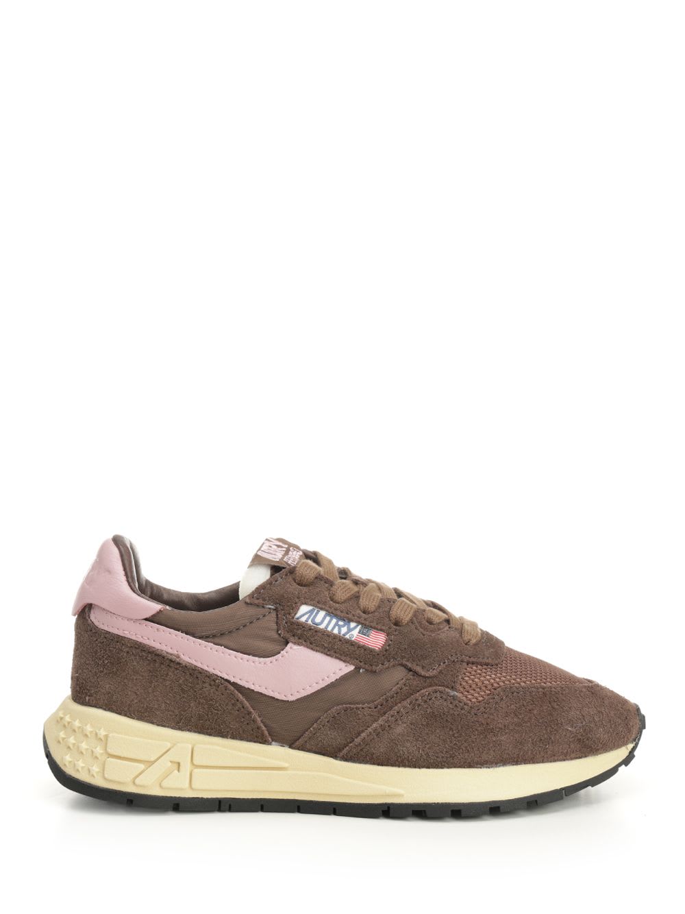 Autry Multicolor Fabric And Suede Reelwind Sneakers