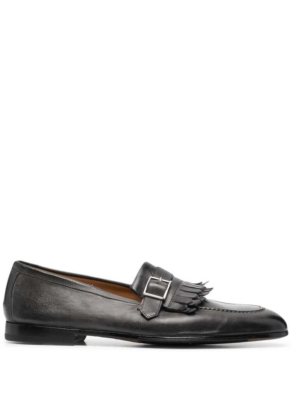 Doucal's Doucals Mens Shangai Black Leather Loafers