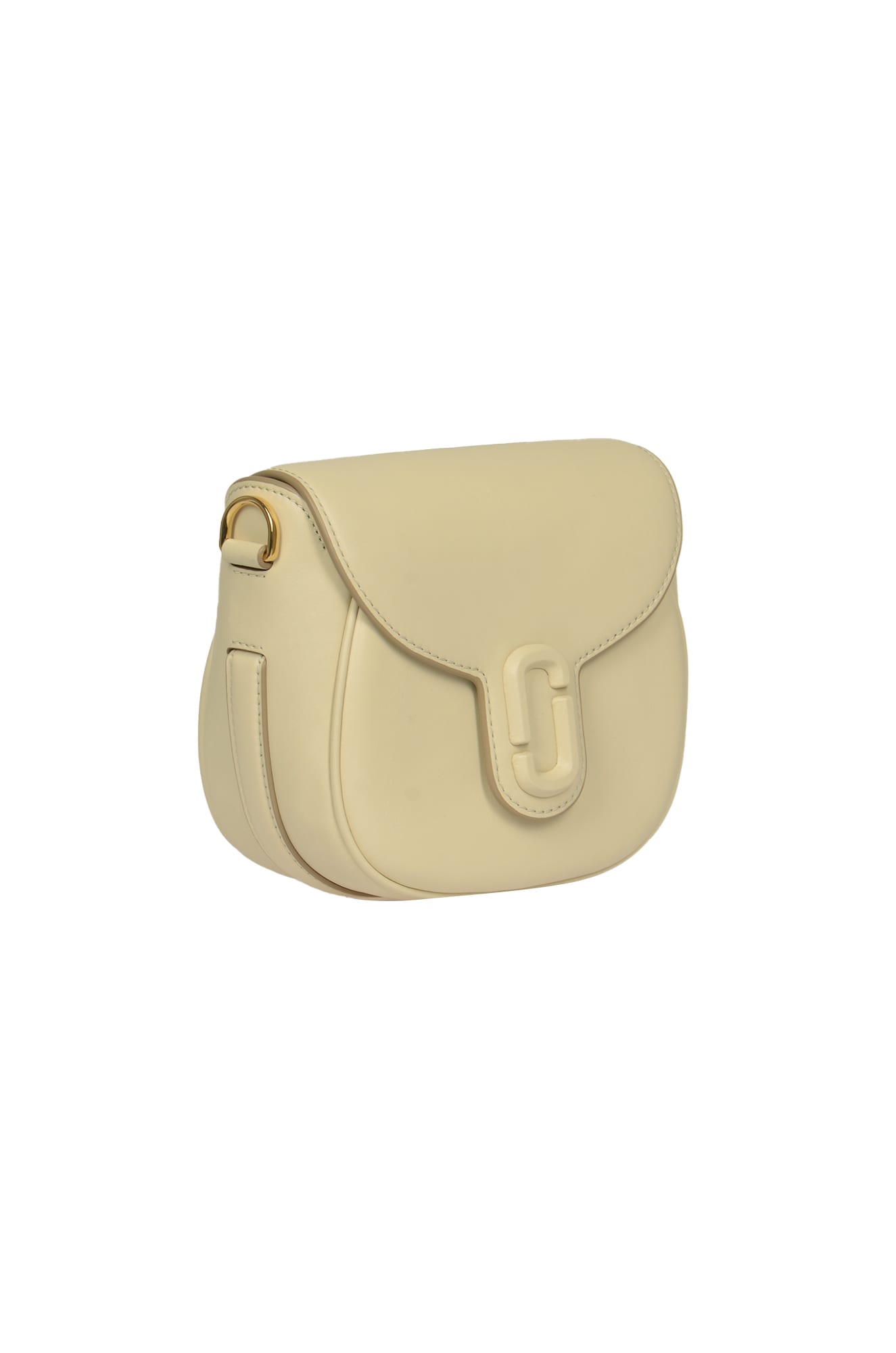 Shop Marc Jacobs Logo Flap Shoulder Bag In Cloud/white