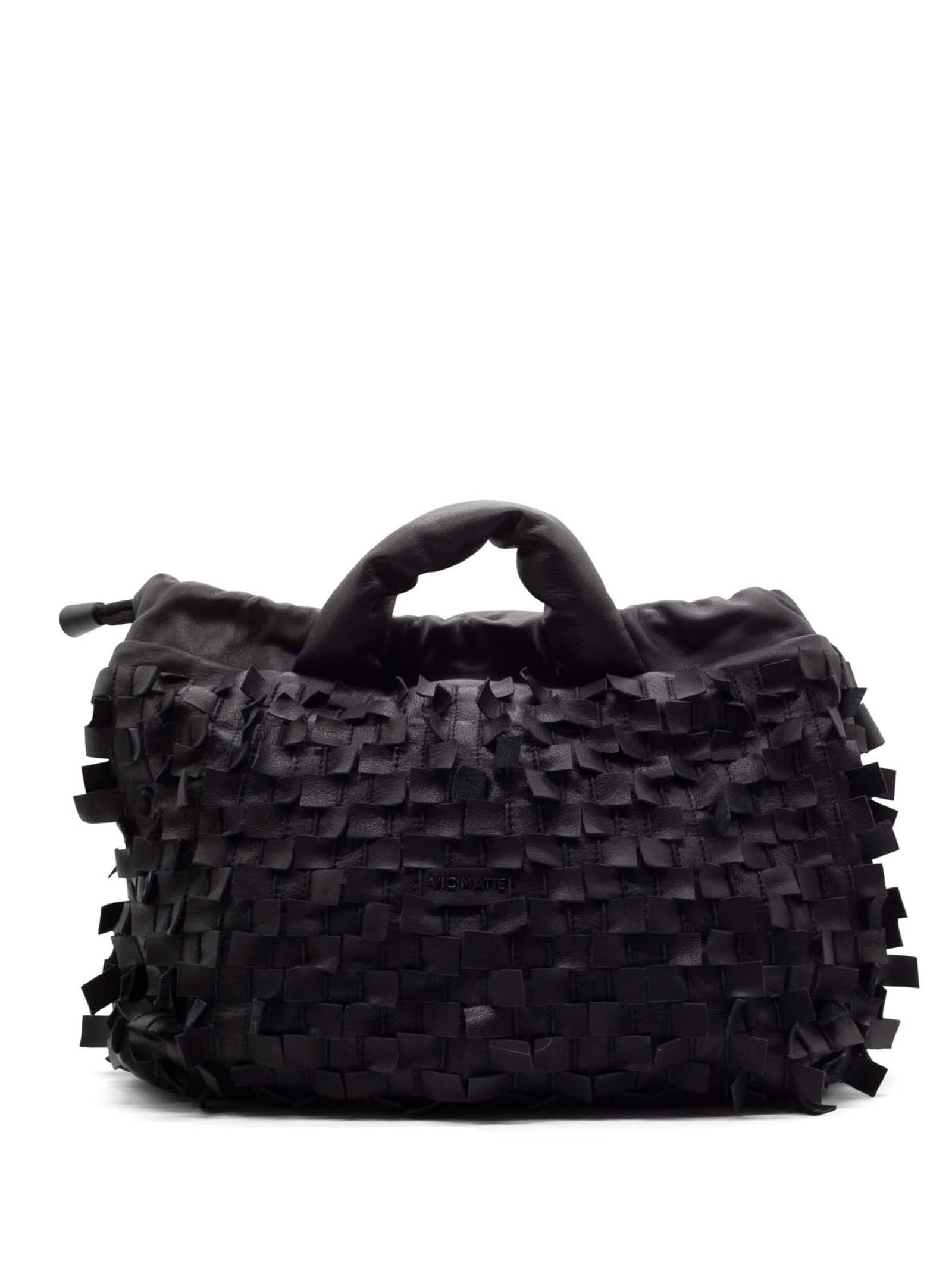Vic Matie Shoulder Bag In Black