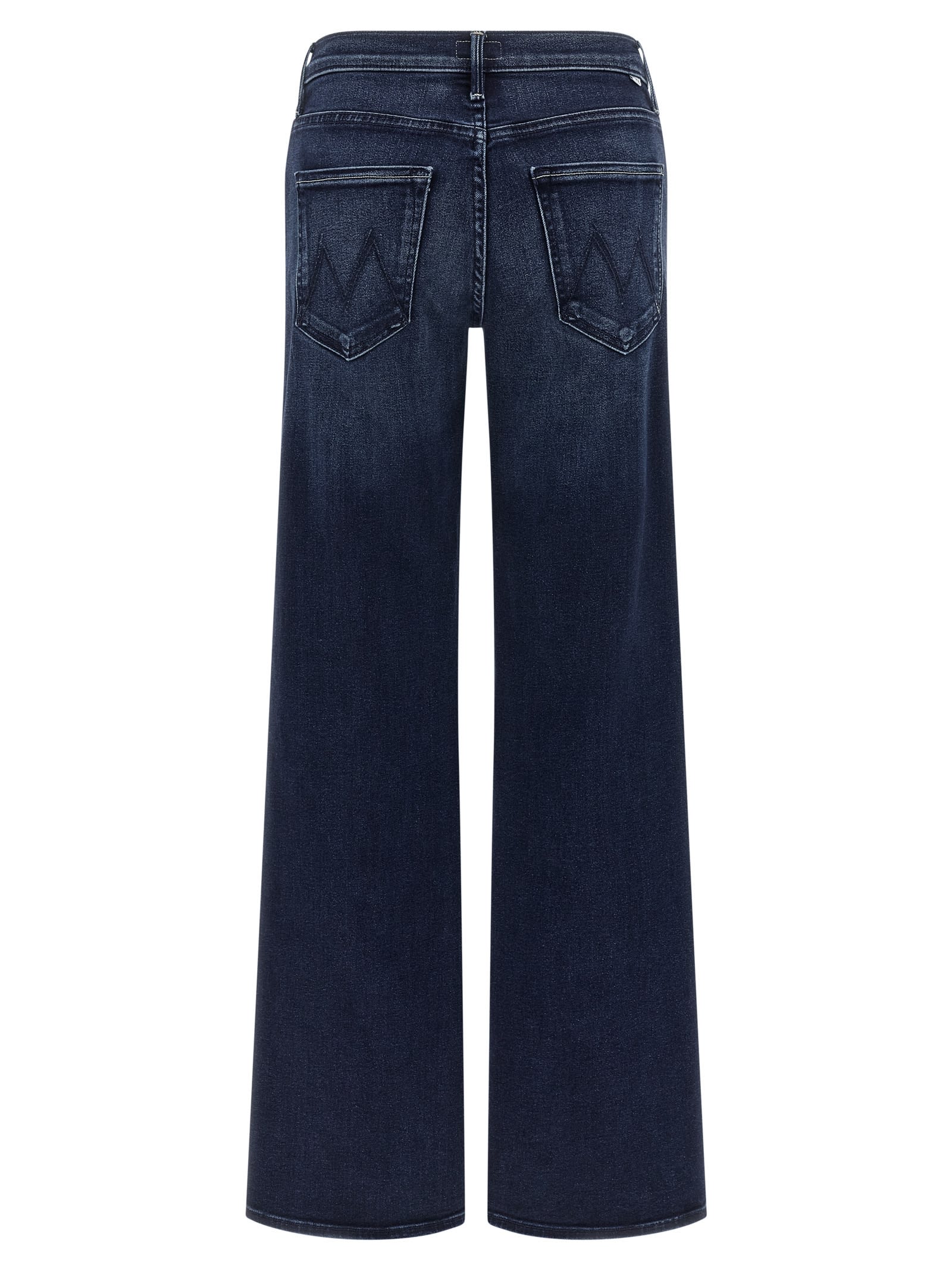 Mother The Mid Rise Maven Sneak Jeans In Blue