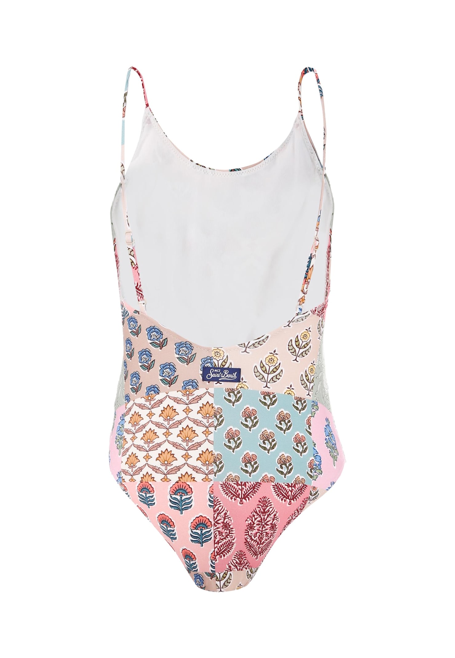 Mc2 Saint Barth Floral-print Swimsuit In Multi