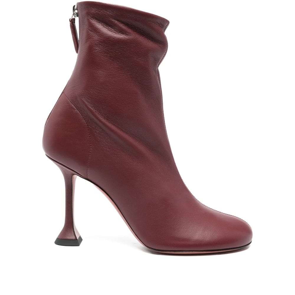 Amina Muaddi Shoes Red In Red