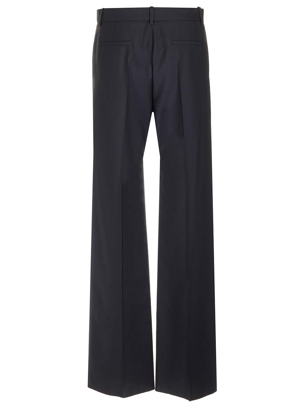 Shop Valentino Tailored Trousers In Blue