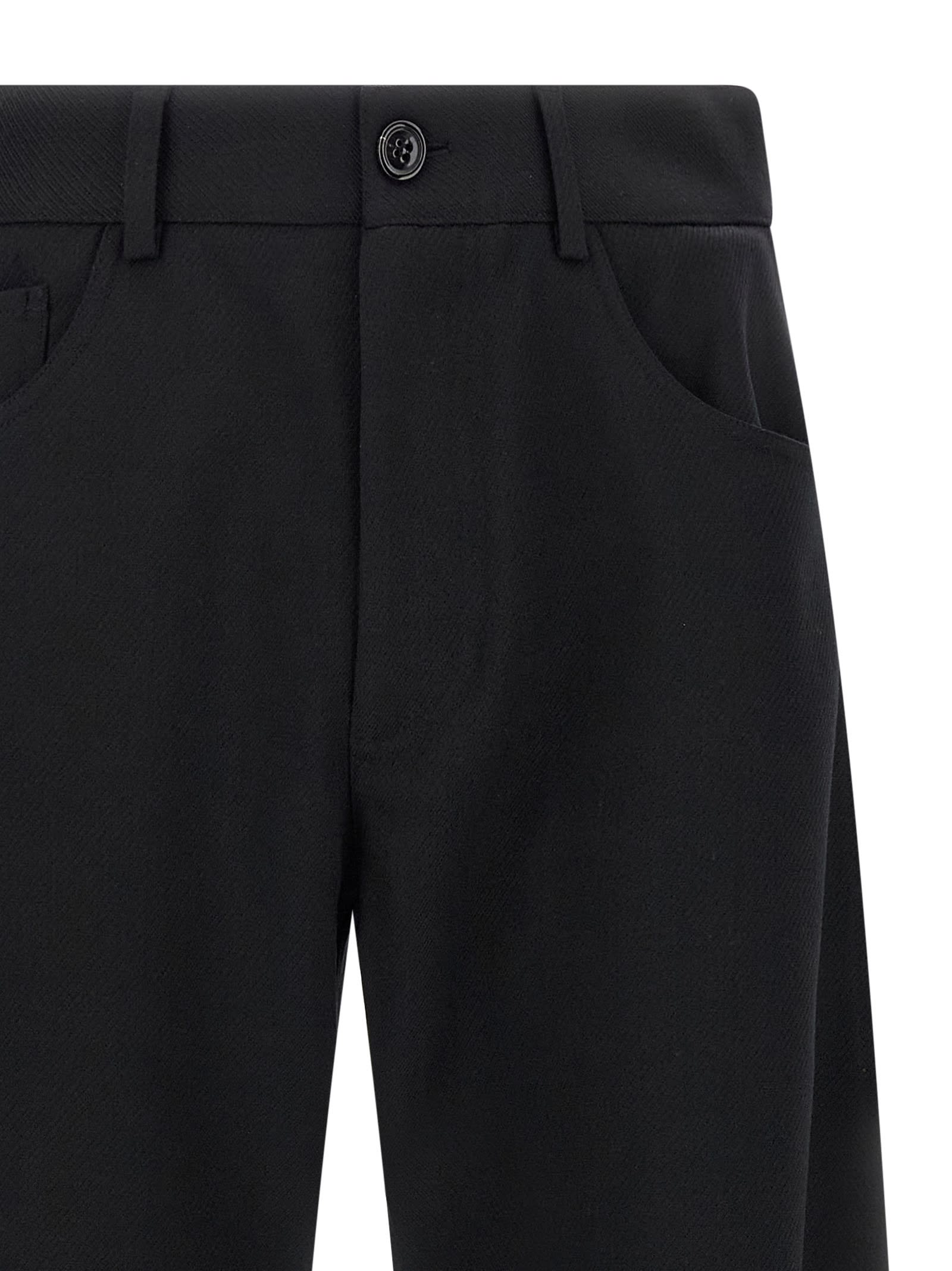 Séfr Wide-leg Casual Pants In Black