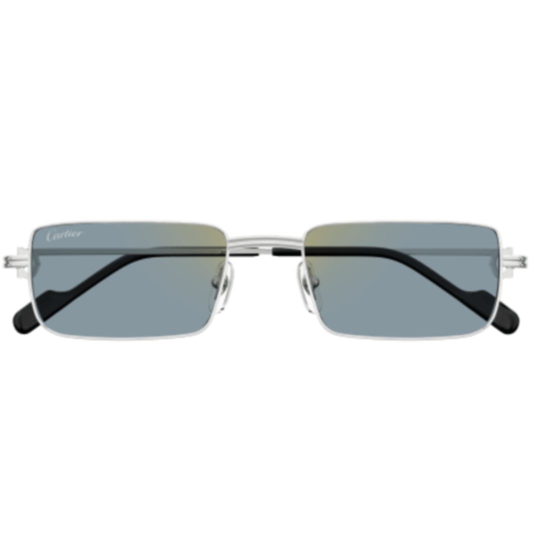 サングラス Cartier Cartier - CT0501S - 008 silver silver light b Cartier Ct0501s-008 Silver-silver-light Blue | ModeSens