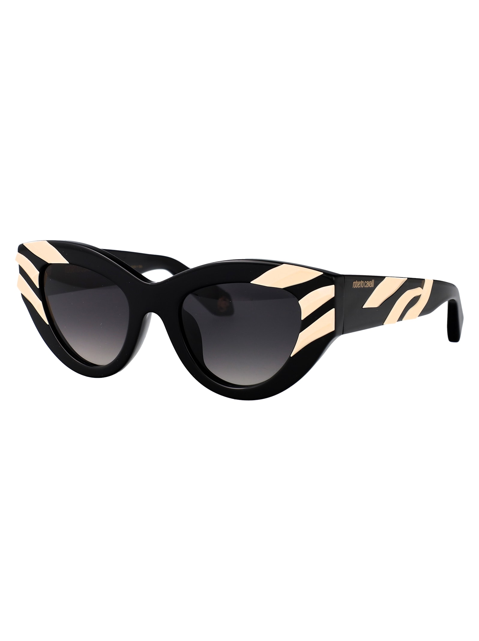 Roberto Cavalli Src009v Sunglasses In Black