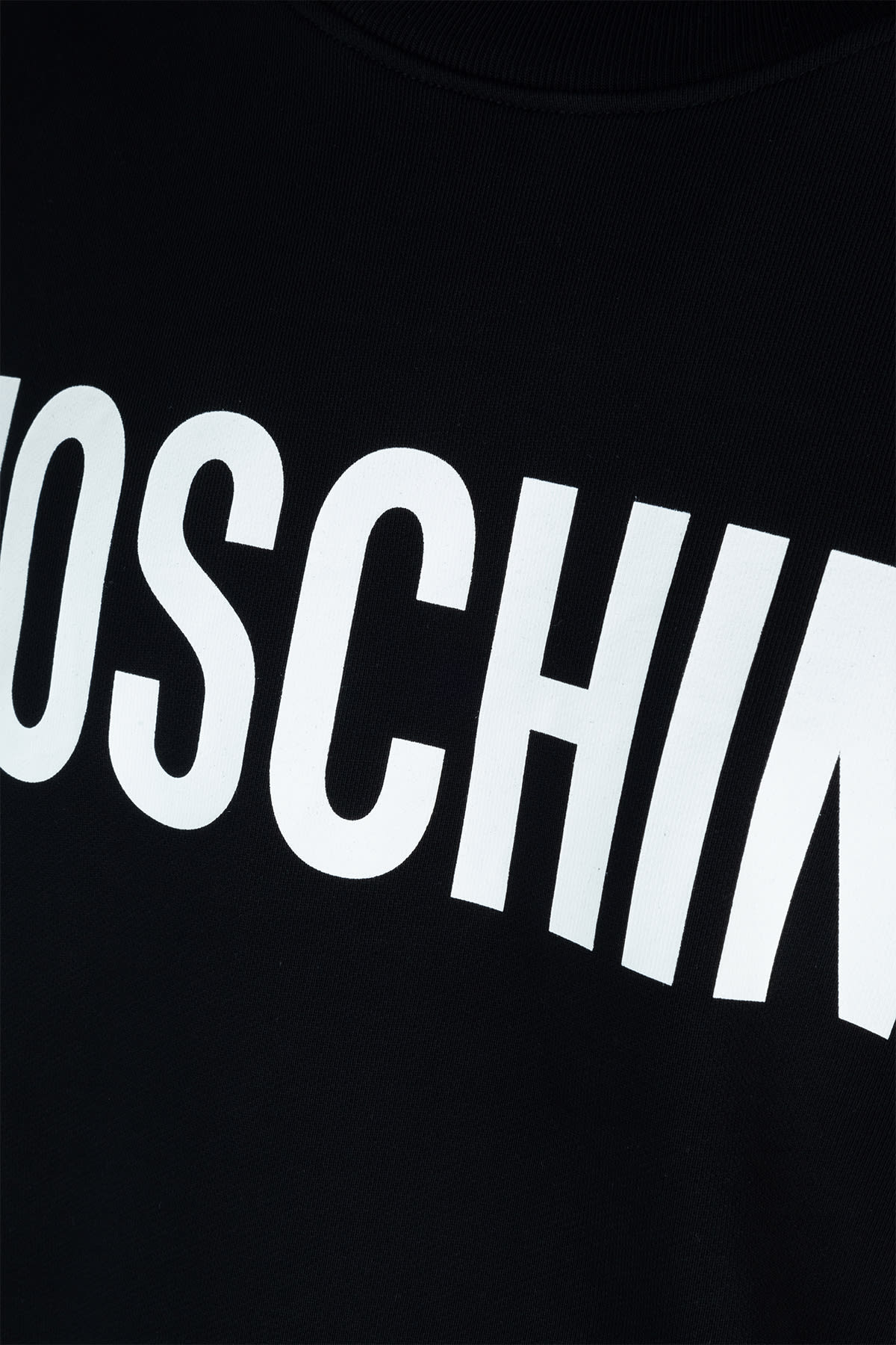 Shop Moschino Felpe In Fantasia Nero