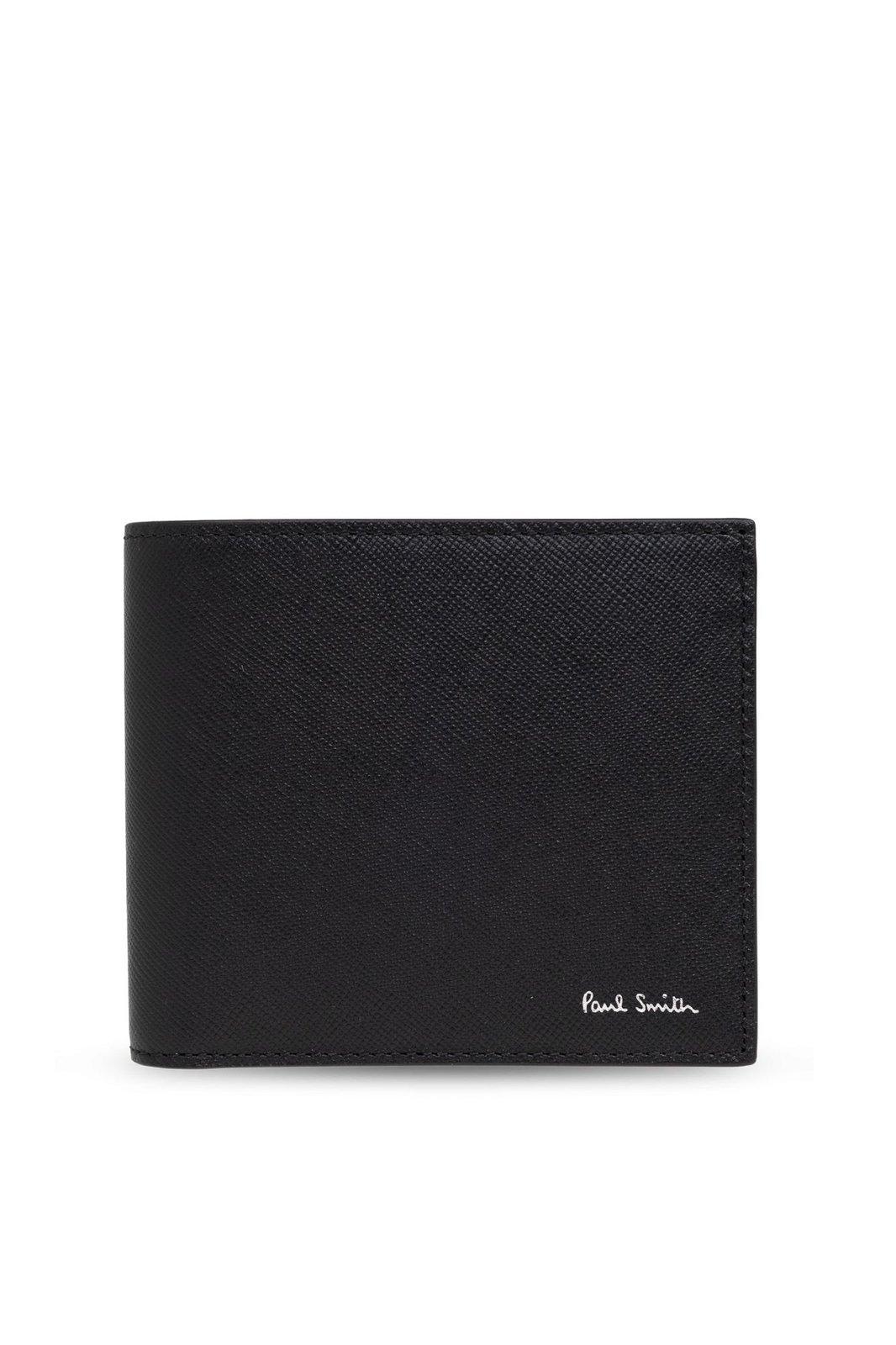 Shop Paul Smith Wallet With Logo In Black