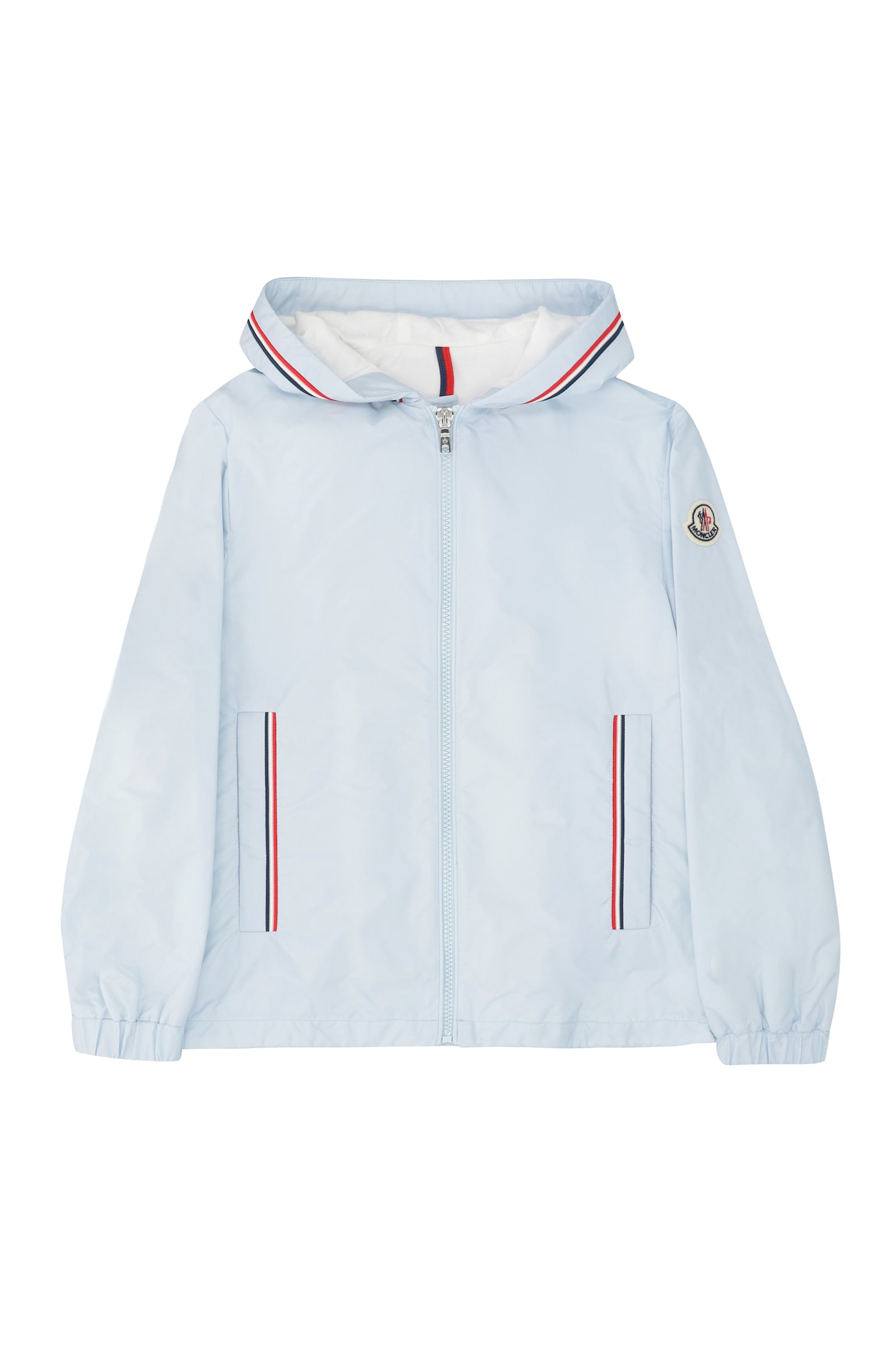 Moncler Kids' Granduc Hooded Jacket In Light Blue